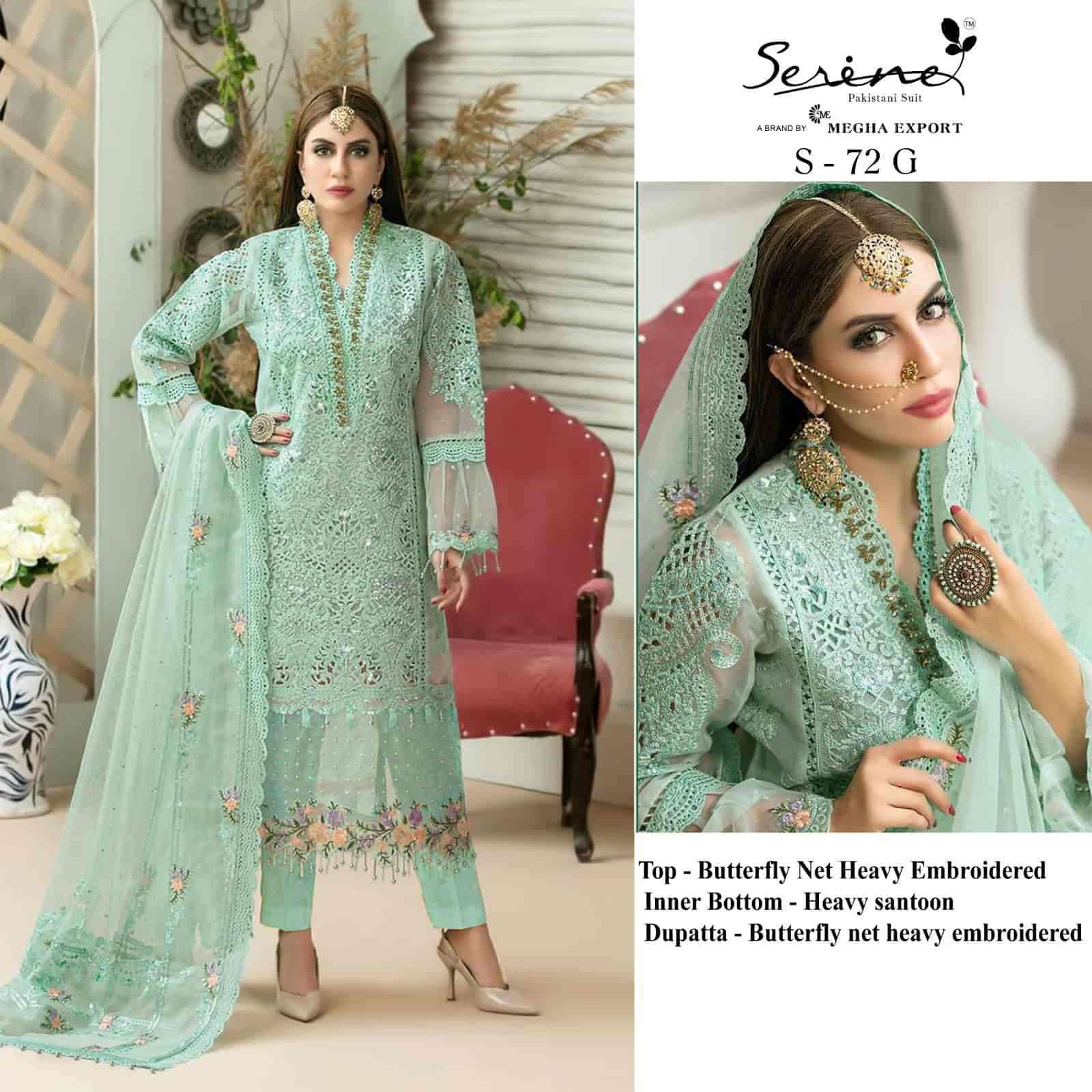 Megha Export S 72 Colors Pakistani Festive Wear Style Designer Salwar Suit Wholesalers view 2