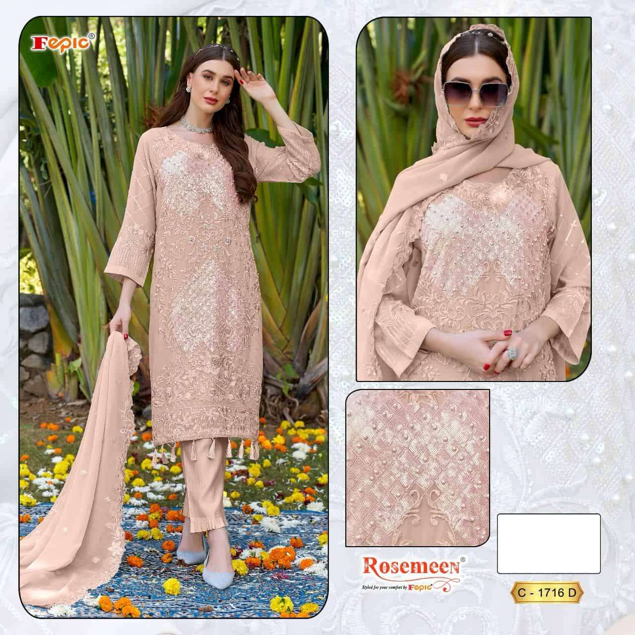Fepic Rosemeen Designer Georgette Salwar Suit view 4