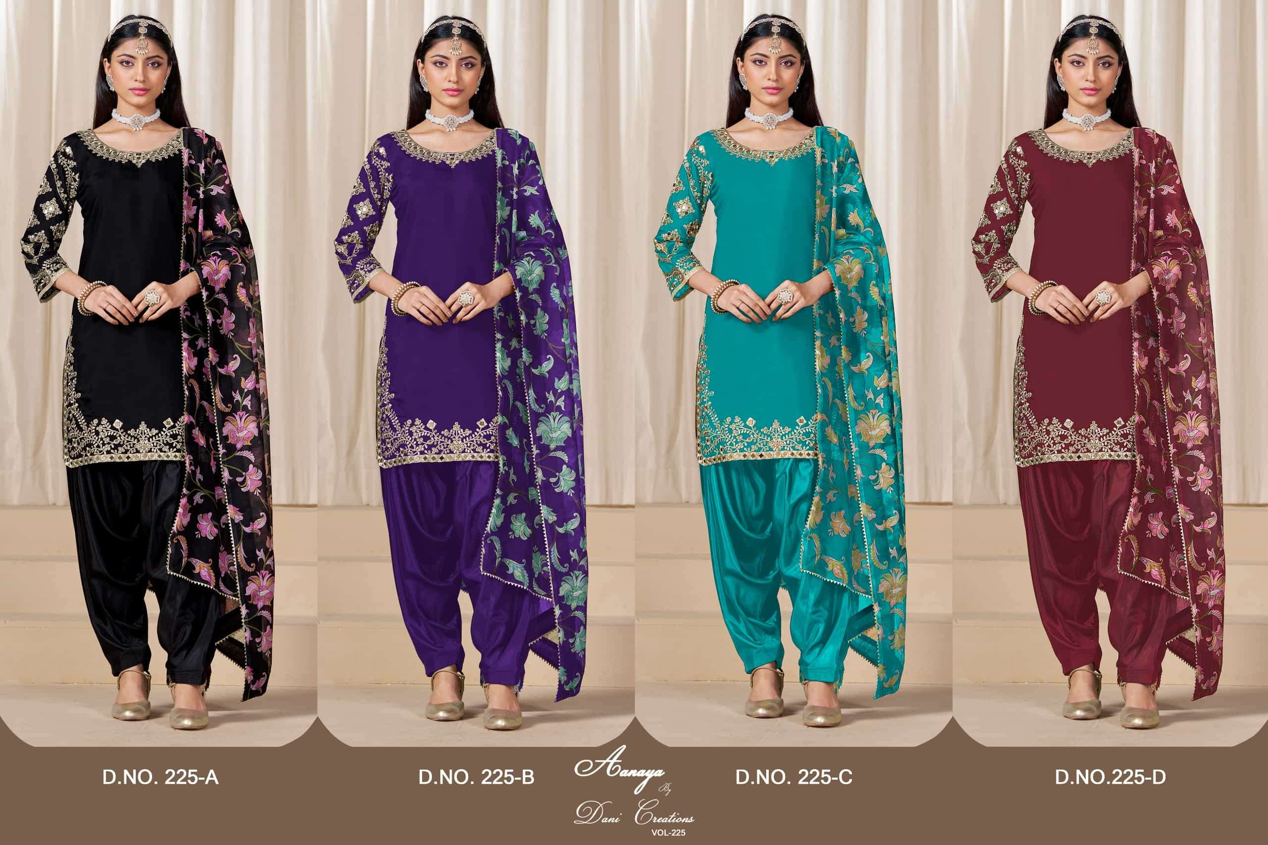 Aanaya Vol 225 Patiyal Style Silk Suit view 15