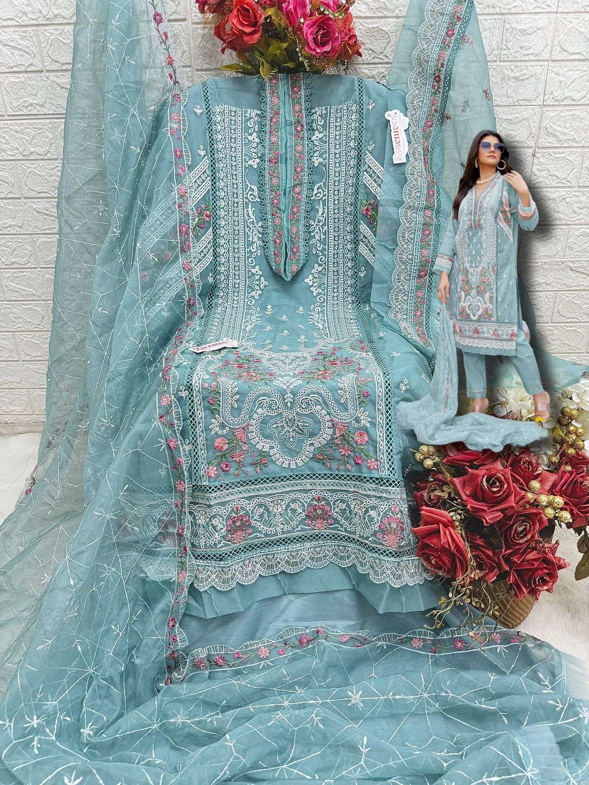 Fepic C 1756 Colors Heavy Embroidered Pakistani Suit Exporters view 7