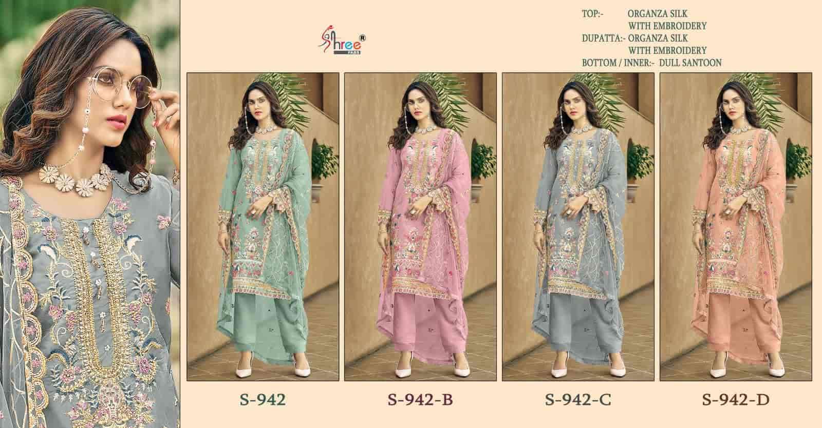 Shree Fabs S 942 Colors Pakistani Heavy Designer Style Festive Wear Collection