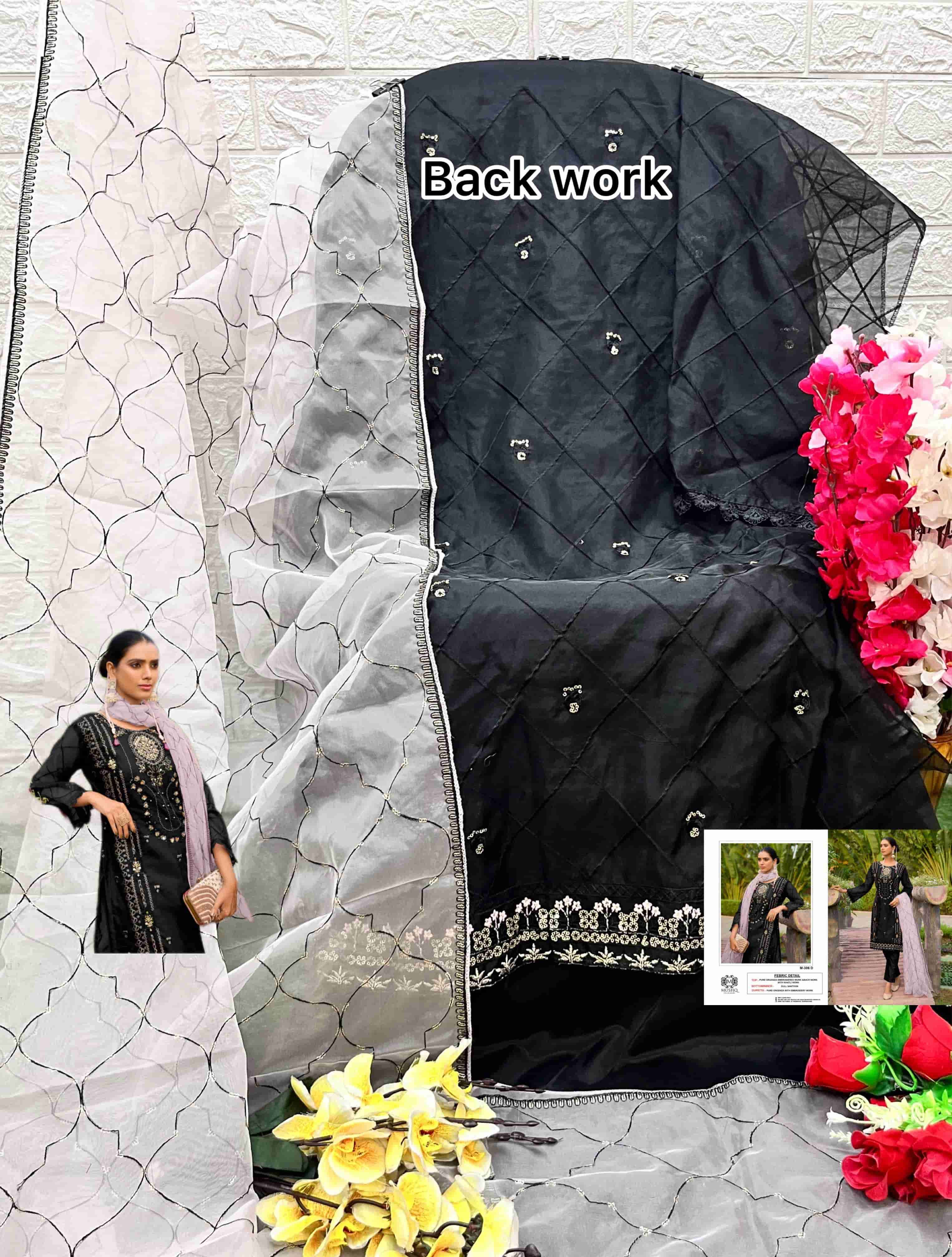 Mushq M 306 Colors Pakistani Designer Style Festive Wear Salwar Suit view 11