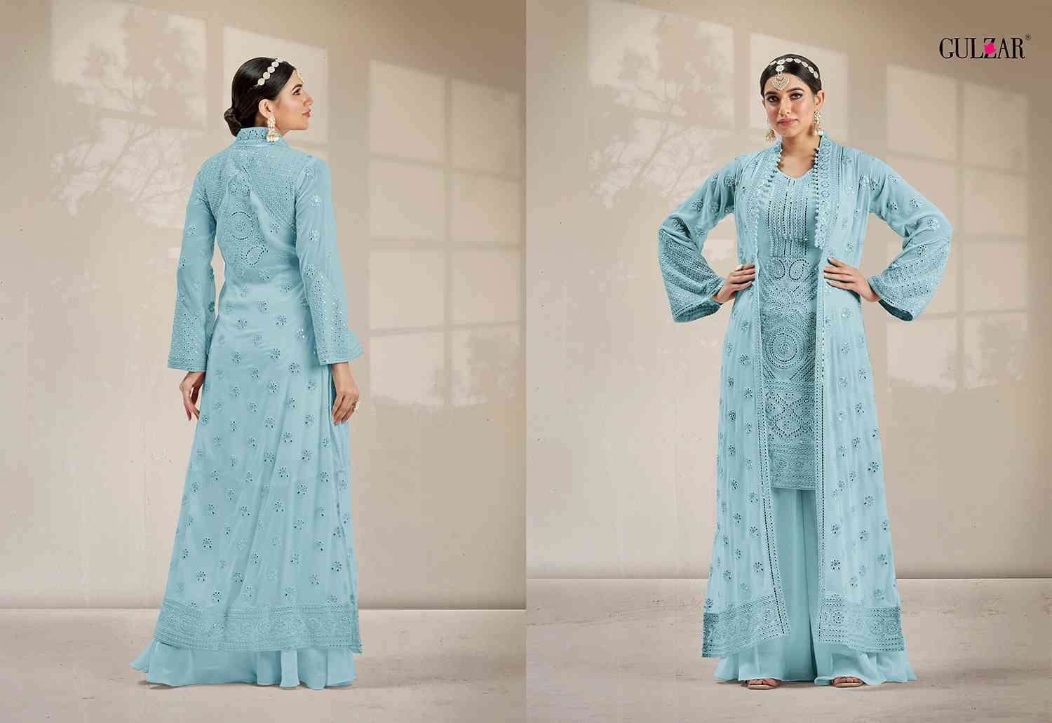 Gulzar 2001 Colors Designer 3 Piece Dress Collection New Catalog view 3