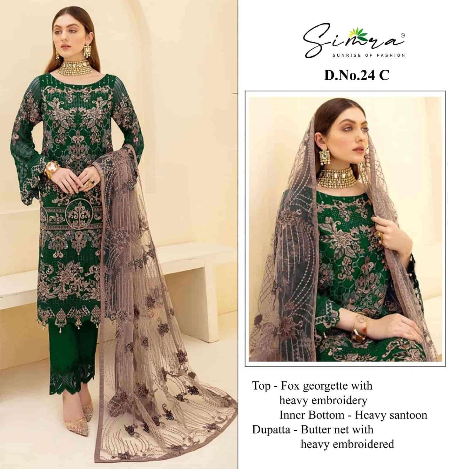Simra Festive Georgette Embroidered Salwar Suit view 4