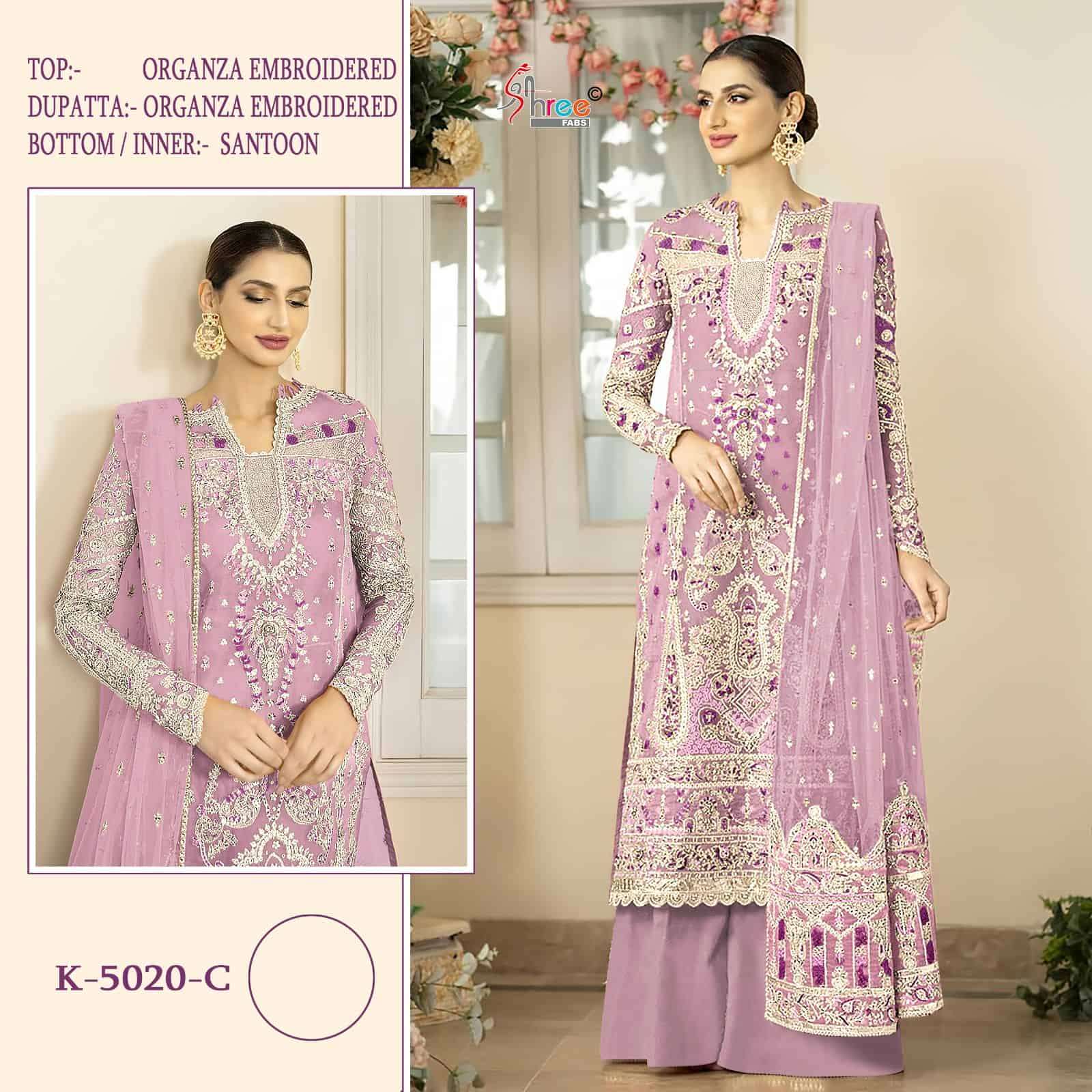 Shree Fabs K 5020 Colors Pakistani Festive Wear Style Designer Suit Wholesalers view 3