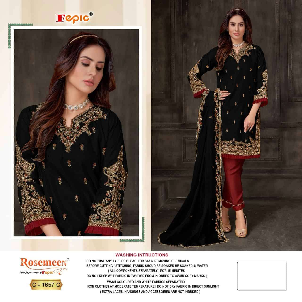 Fepic C 1657 Colors Festive Wear Style Fancy Designer Pakistani Salwar Suit Wholesalers view 2