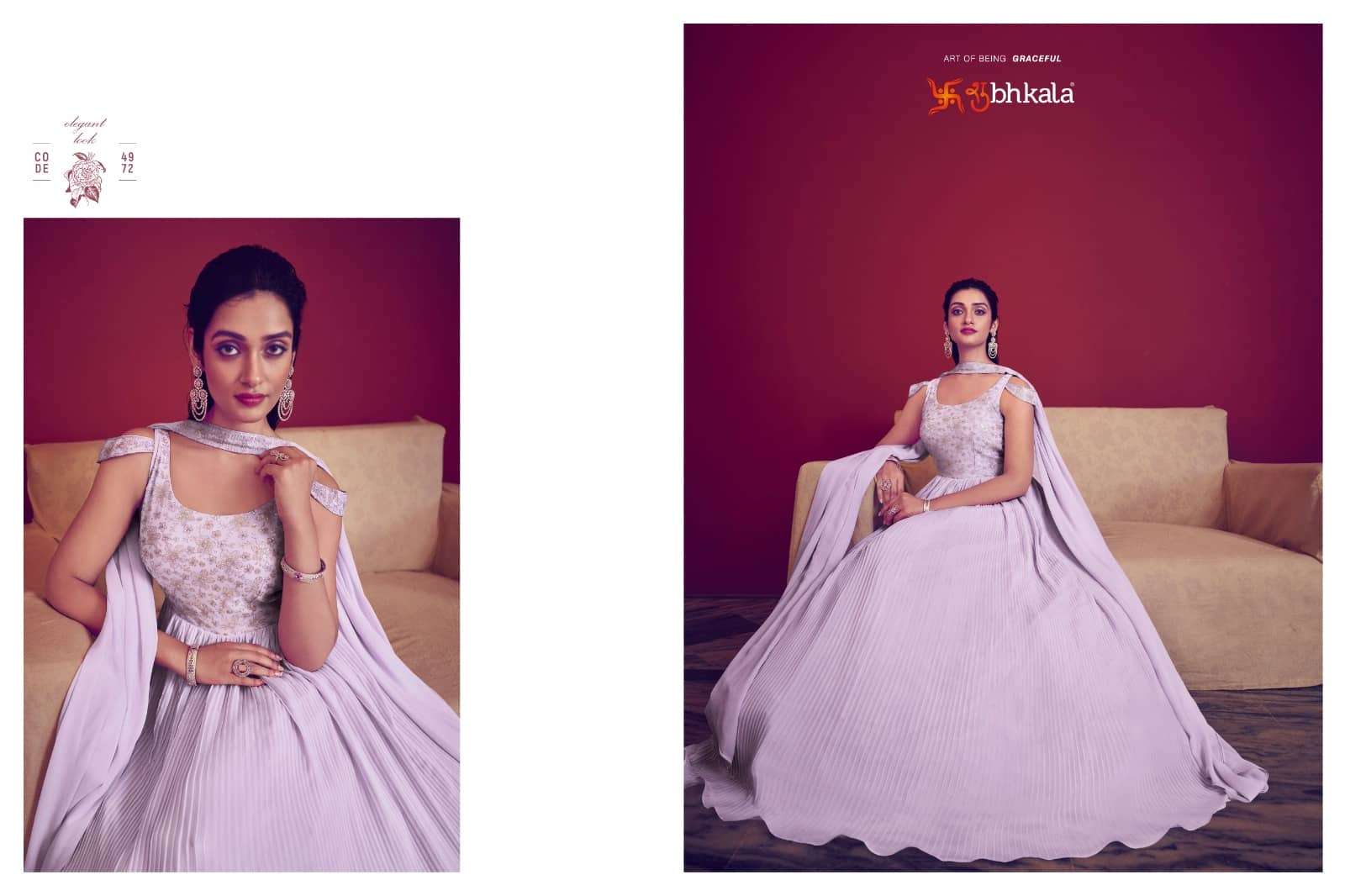 Shubhkala Flory Vol 41 Party Wear Style Designer Fancy Gown Collection view 6