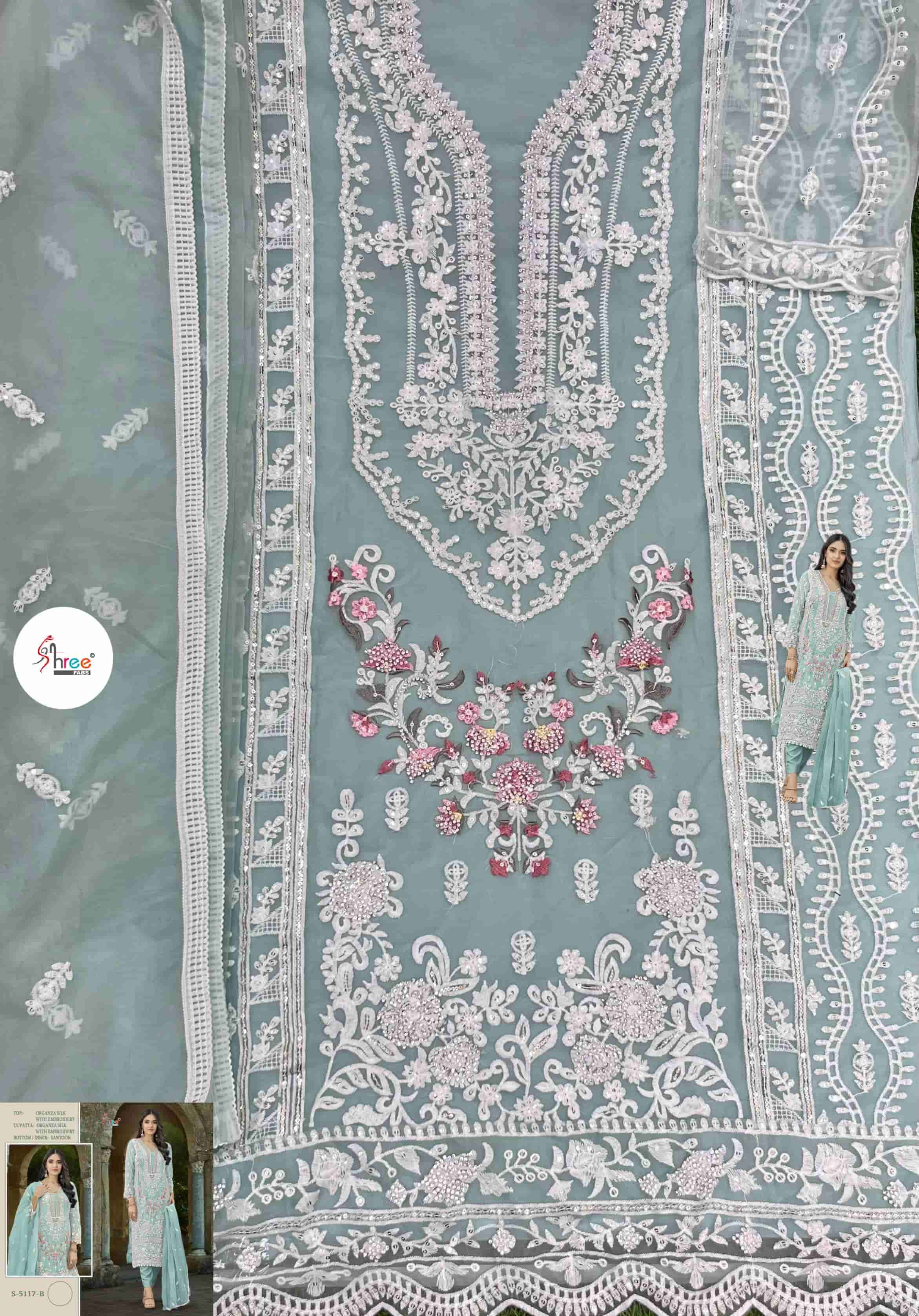 Shree Fabs S 5117 B Exclusive Heavy Designer Style Pakistani Suit Collection view 2