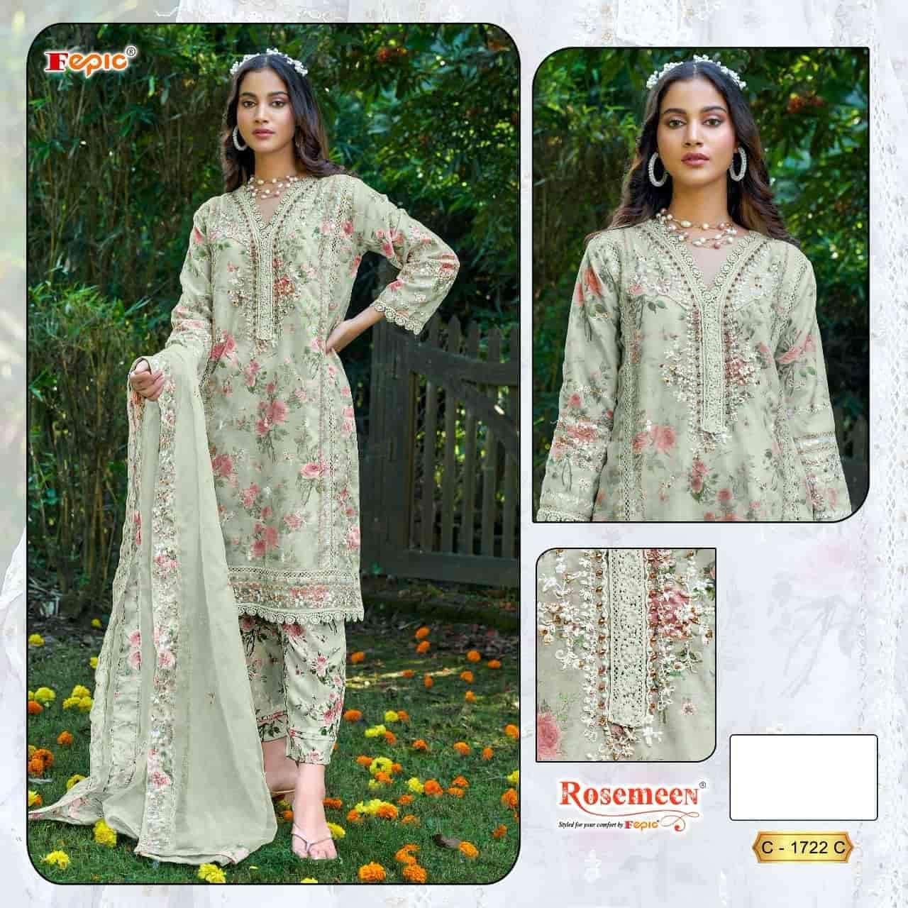 Fepic C 1722 Colors Pakistani Style Fancy Designer Salwar Suit Online view 3