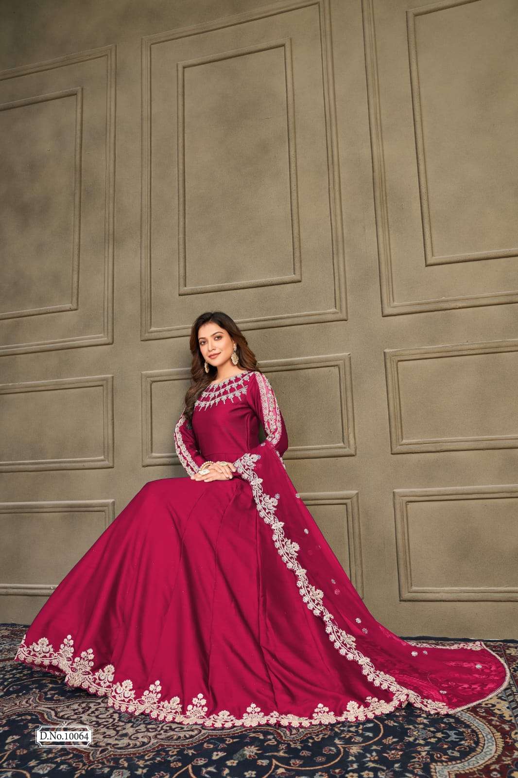 Anjubaa Vol 6 Art Silk Anarkali Party Dress view 10