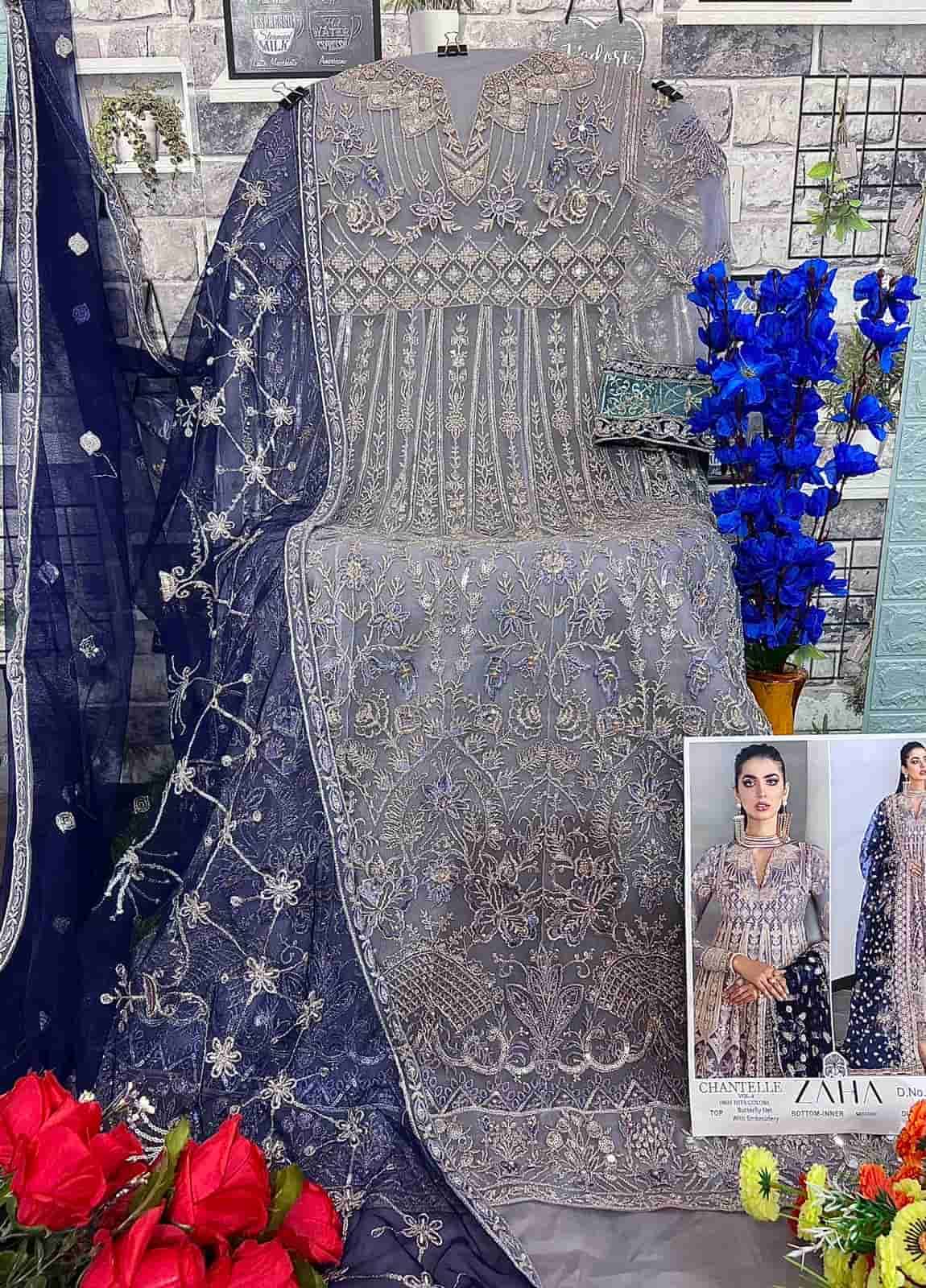Zaha Chantelle Vol 4 10025 Hits Colors Party Wear Style Heavy Designer Suit Collection view 8
