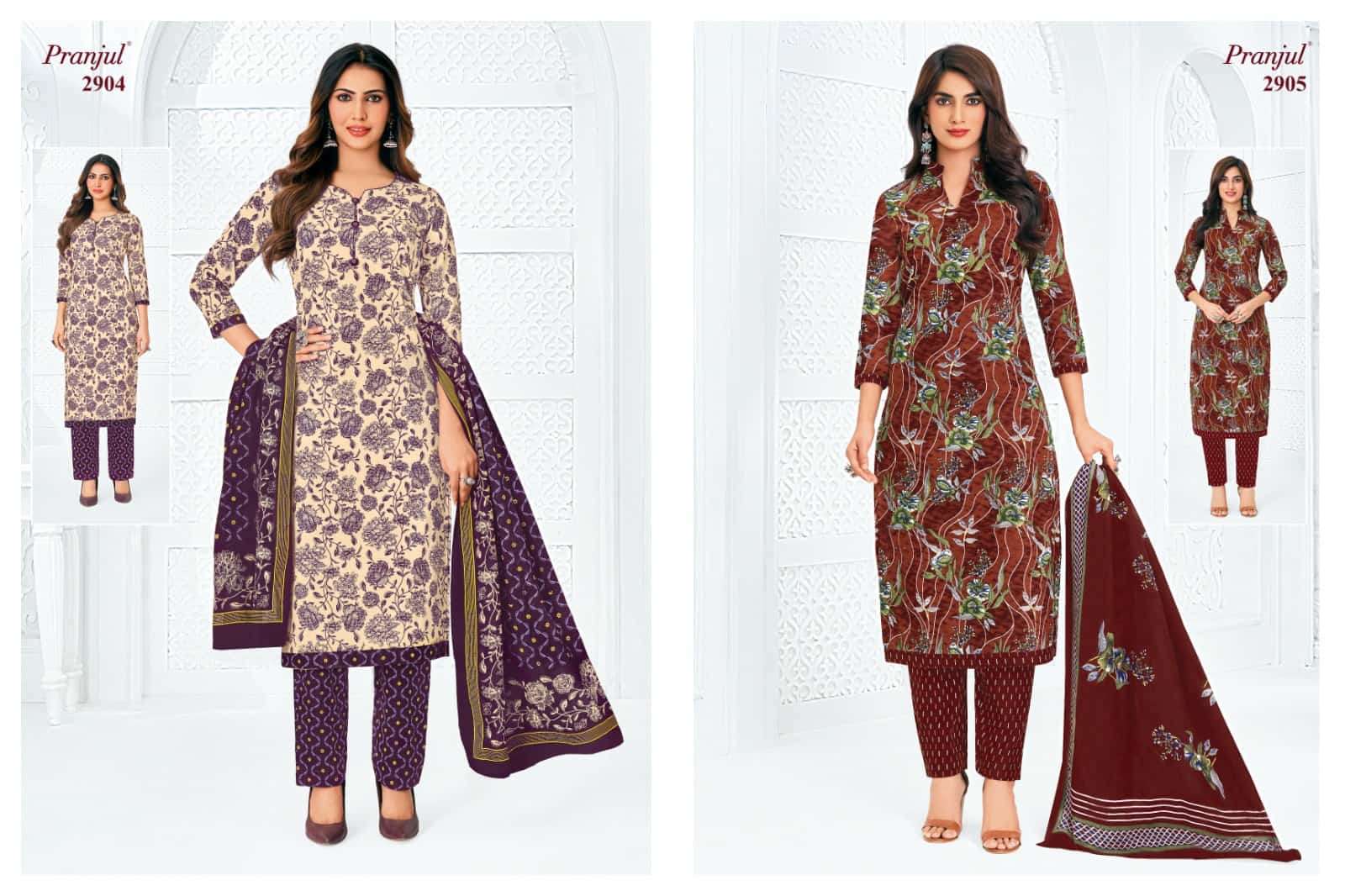 Pranjul Priyanka Vol 29 Pure Cotton Dress Material view 14