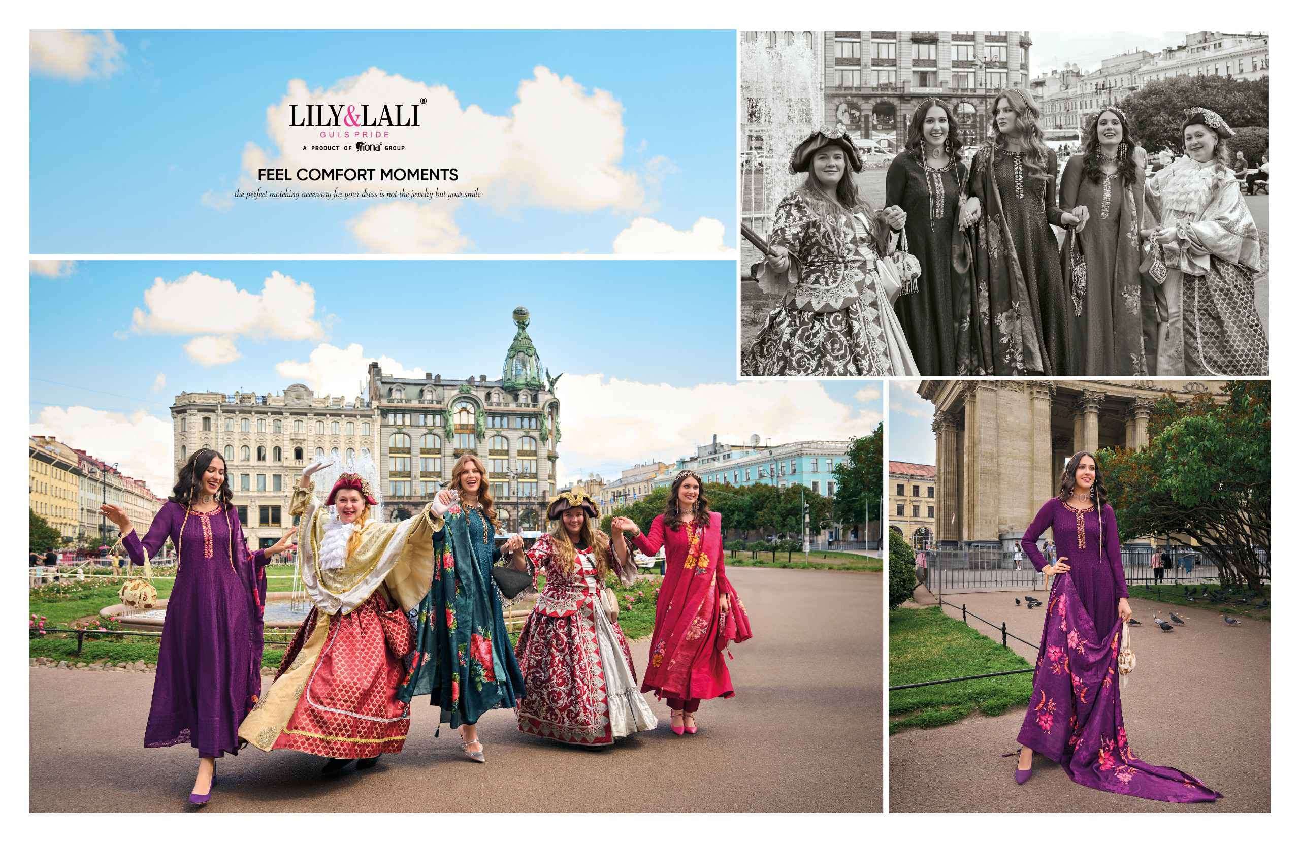 Lily And Lali Alamzeb Anarkali Pattern Premium Design Readymade Suit view 13