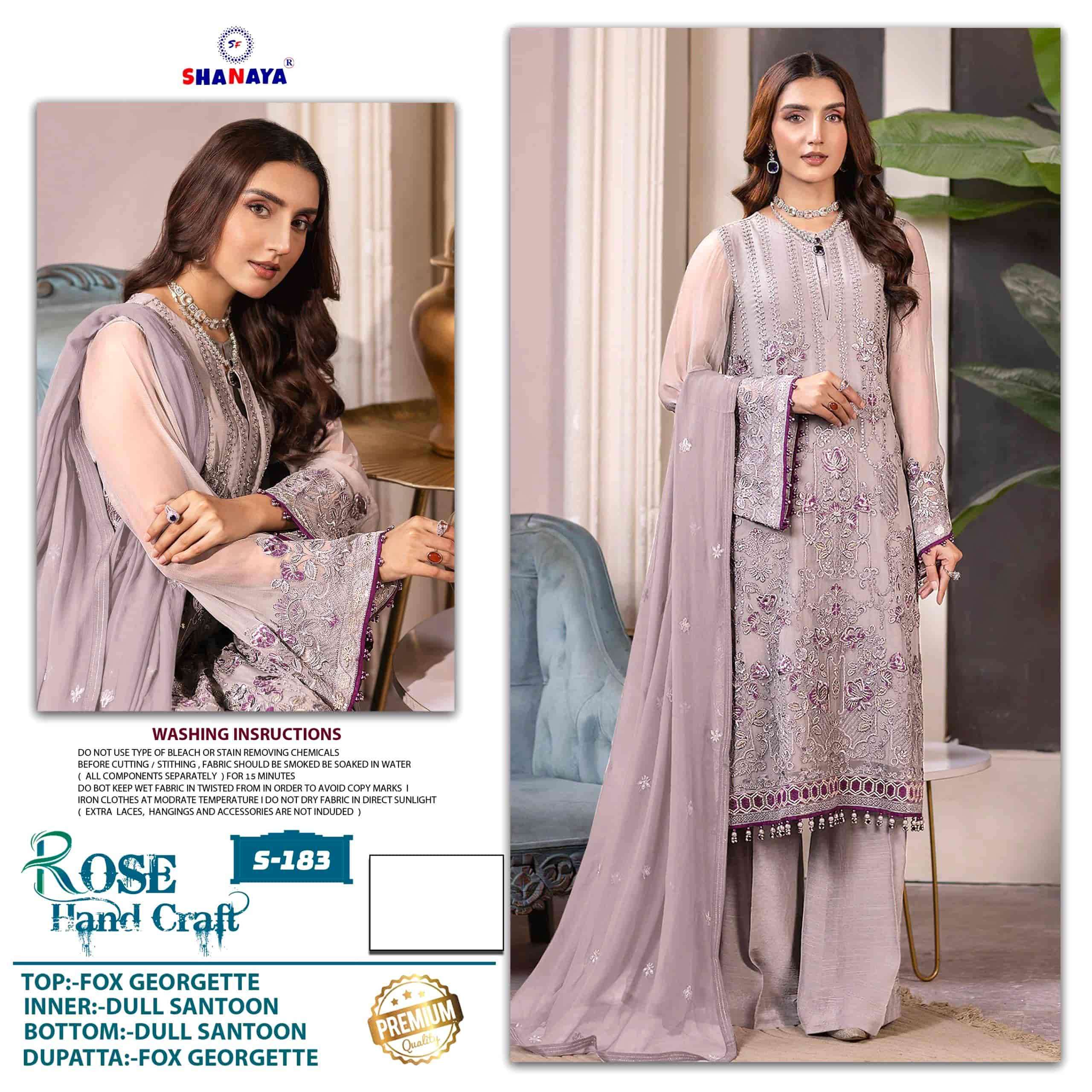 Shanaya S 183 Festive Wear Style Heavy Designer Salwar Kameez Exporter view 2