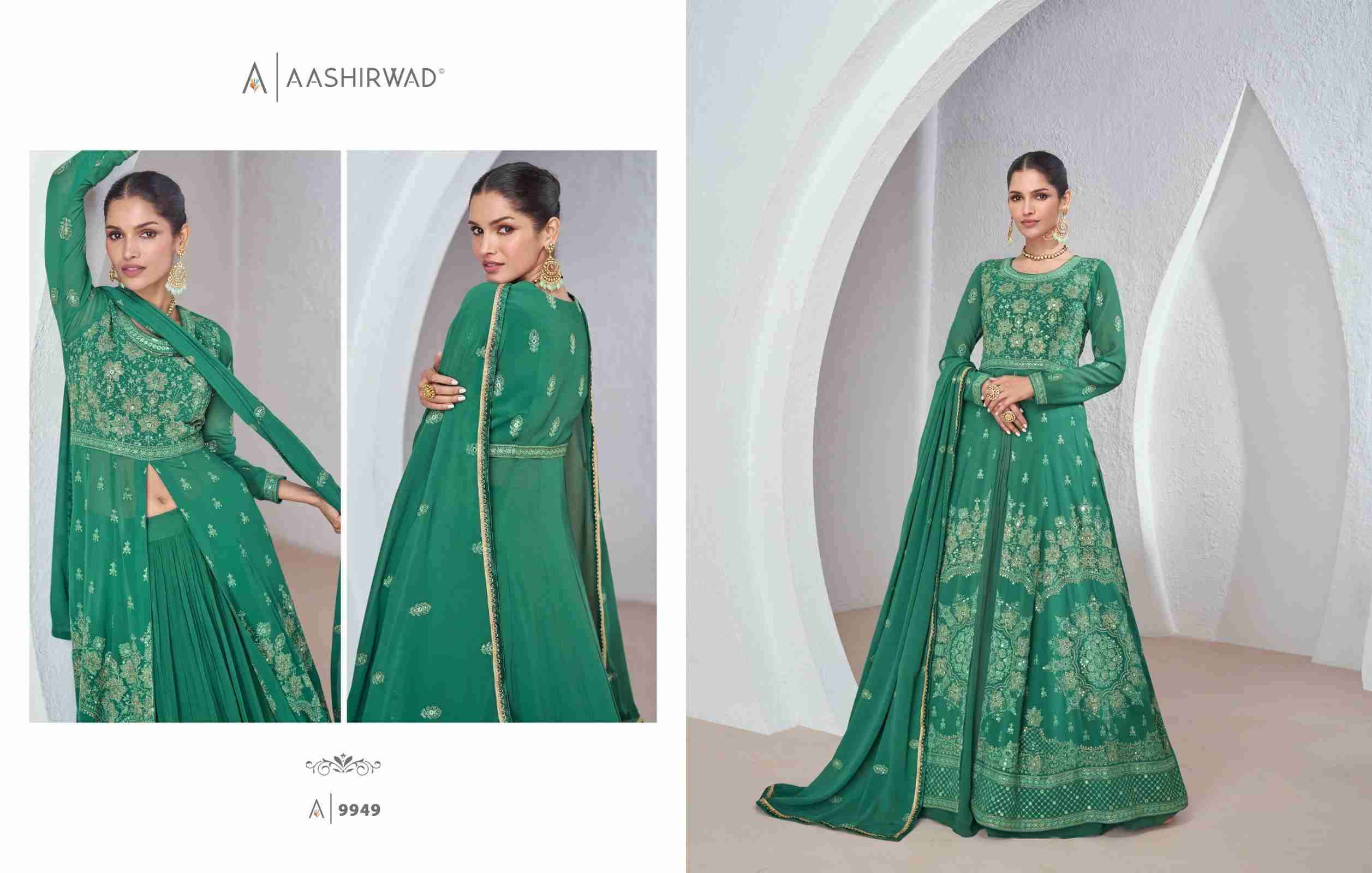 Aashirwad Sabina Designer Gown view 3