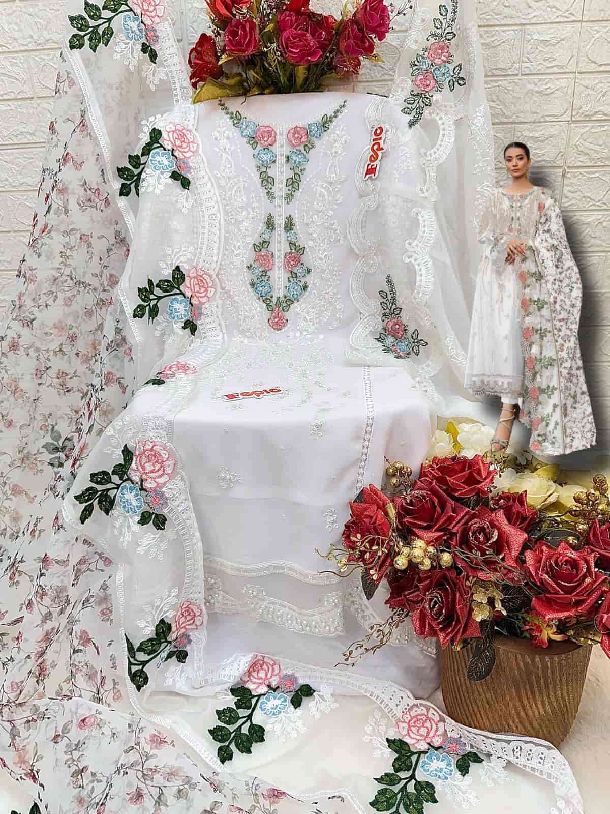Fepic C 1645 Colors Pakistani Heavy Designer Style Party Wear Suit Wholesalers view 7