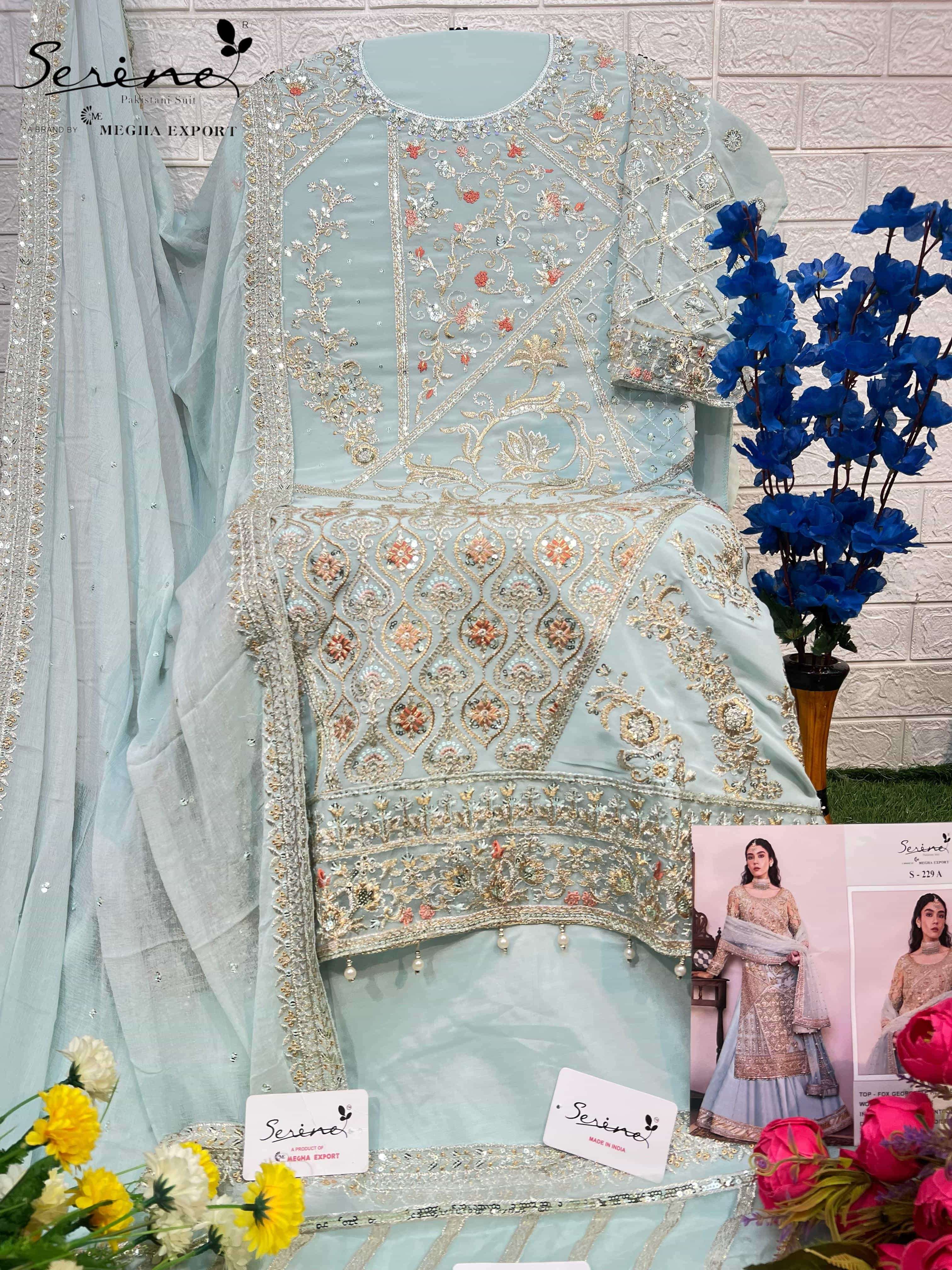 Serine S-229.A Heavy Georgette Pakistani Suit view 2