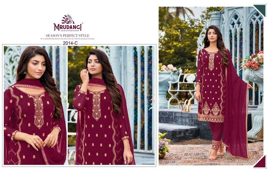 Mrudangi Kashish 2014 Colors Party Wear Straight Suit view 4