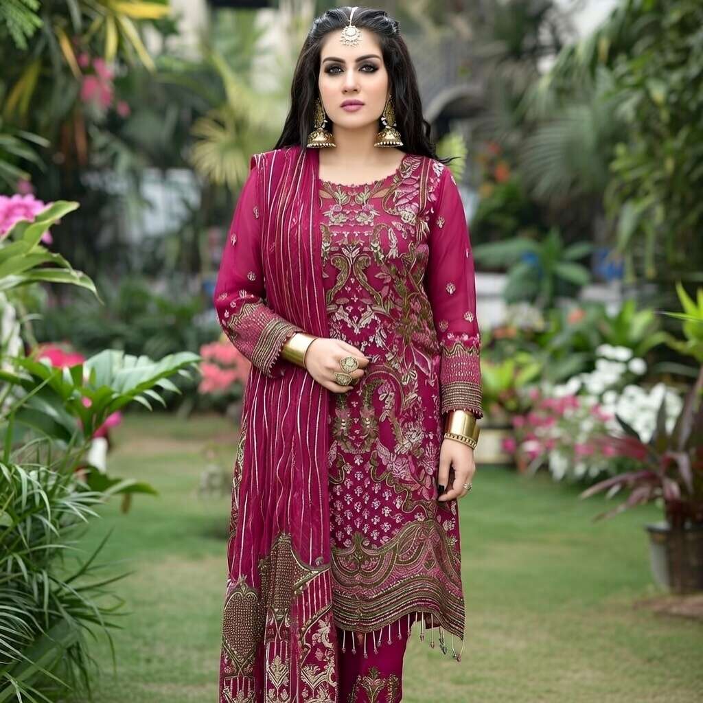 Shree Fabs Sf 5533 F Wedding Wear Pakistani Designer Suits view 3
