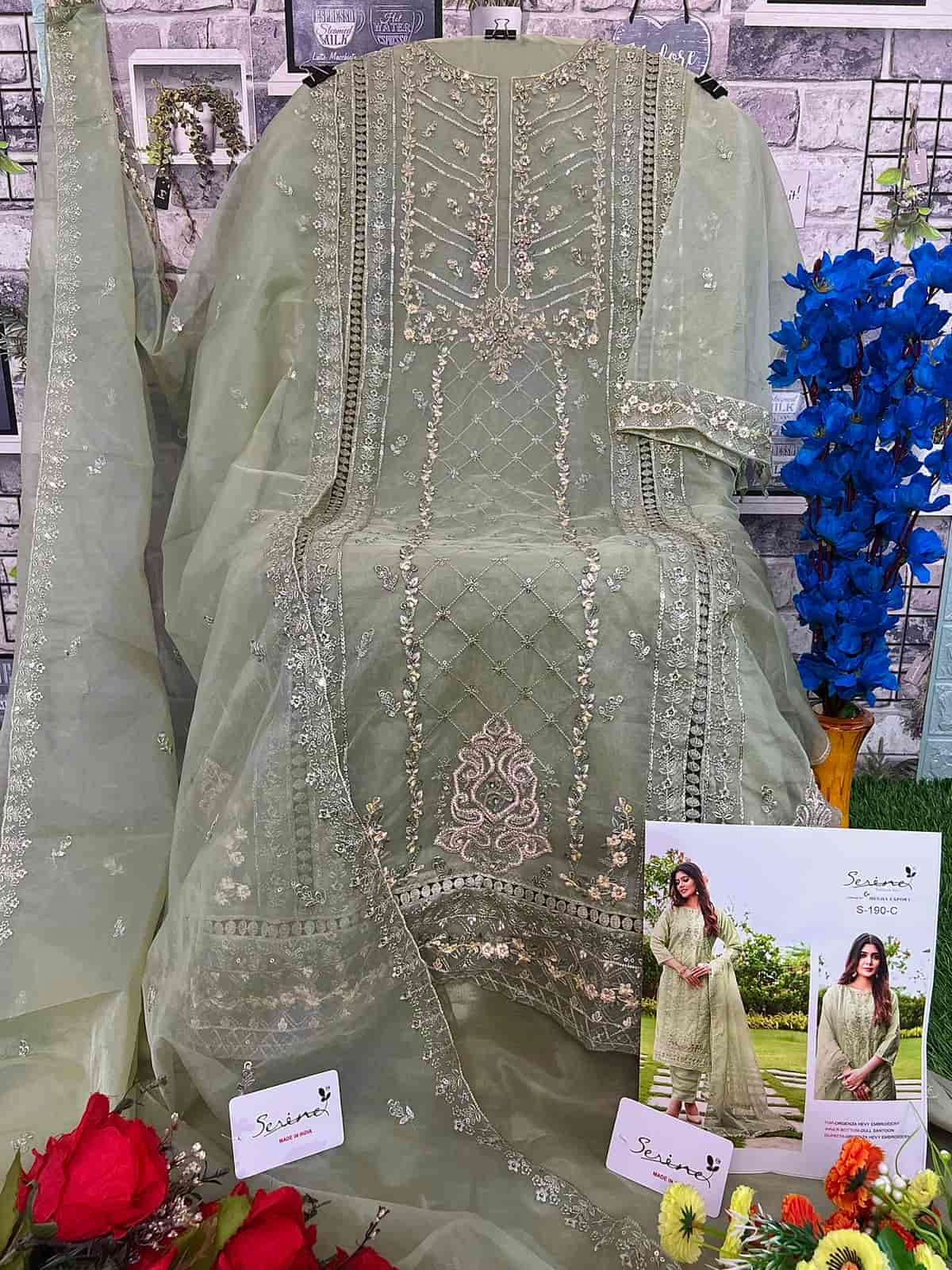 Serine S 190 Colors Pakistani Party Wear Style Latest Designer Salwar Suit Wholesalers view 6