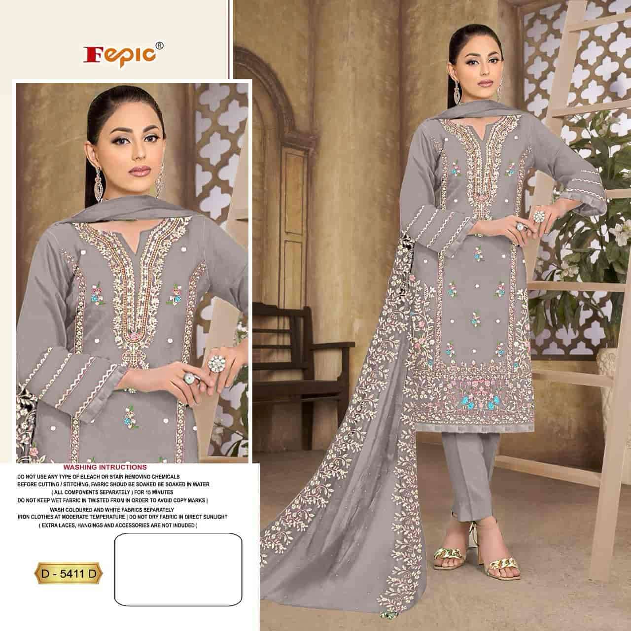 Fepic D 5411 Colors Festive Wear Style Designer Pakistani Suit Wholesalers view 3