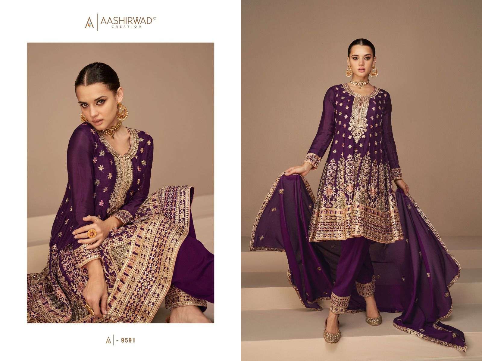 Aashirwad gulkand heena Exclusive Party Wear Readymade Dress Collection view 5
