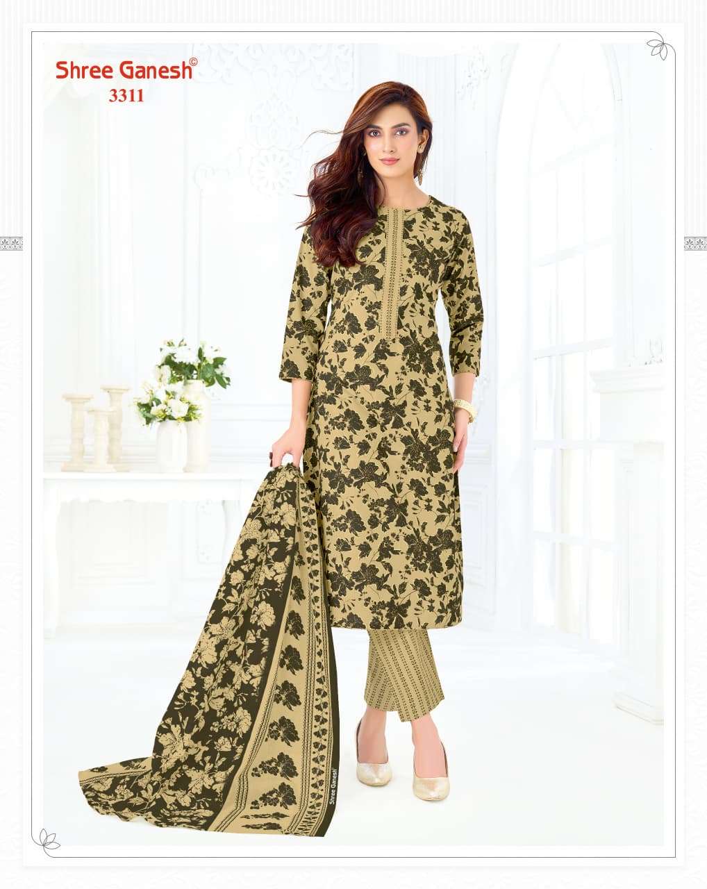 Shree Ganesh Samaiyra Vol 23 Printed Pure Cotton Suit Catalog view 8