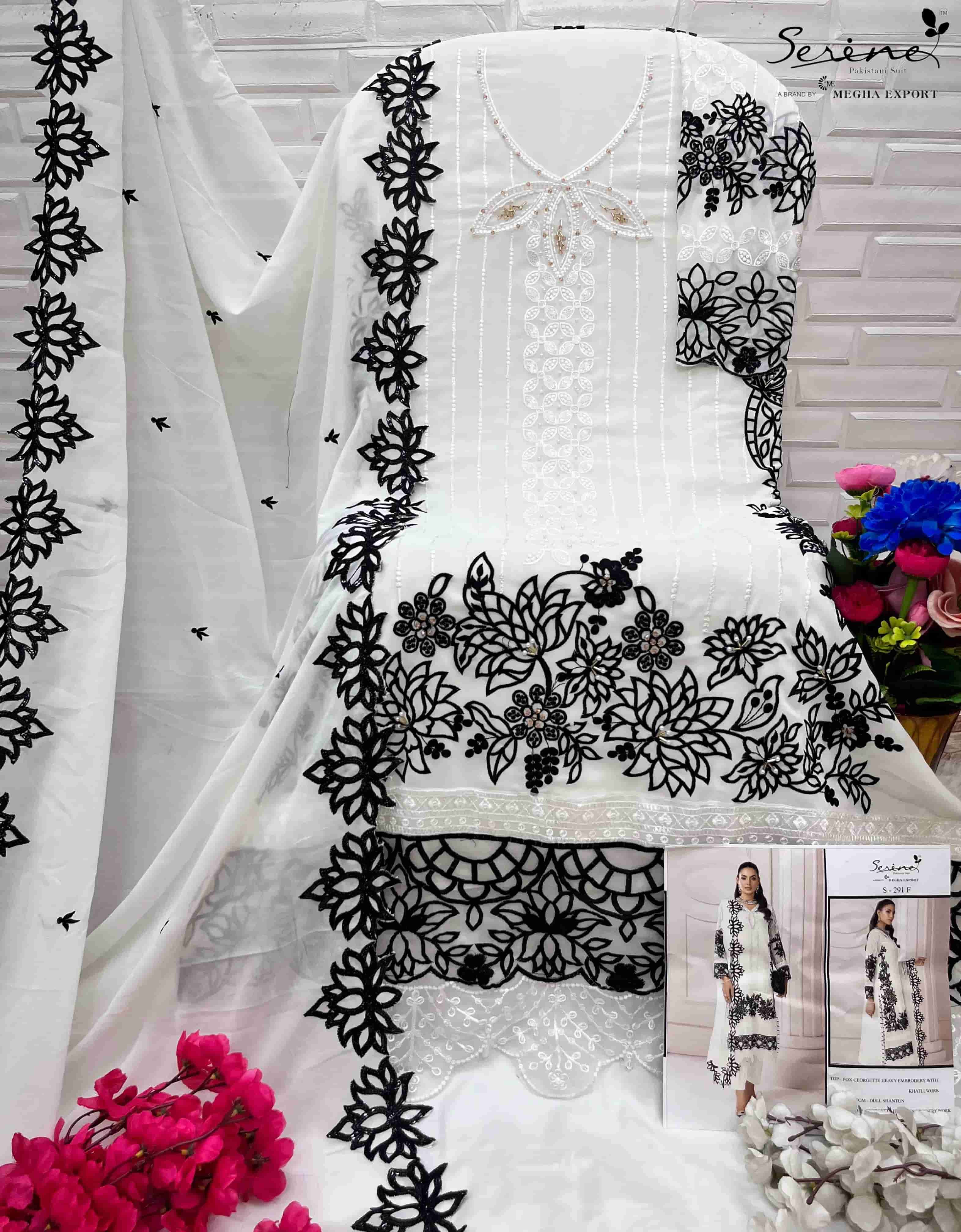 Serine S 291 F Fancy Designer Style Pakistani Georgette Salwar Suit Collection view 2