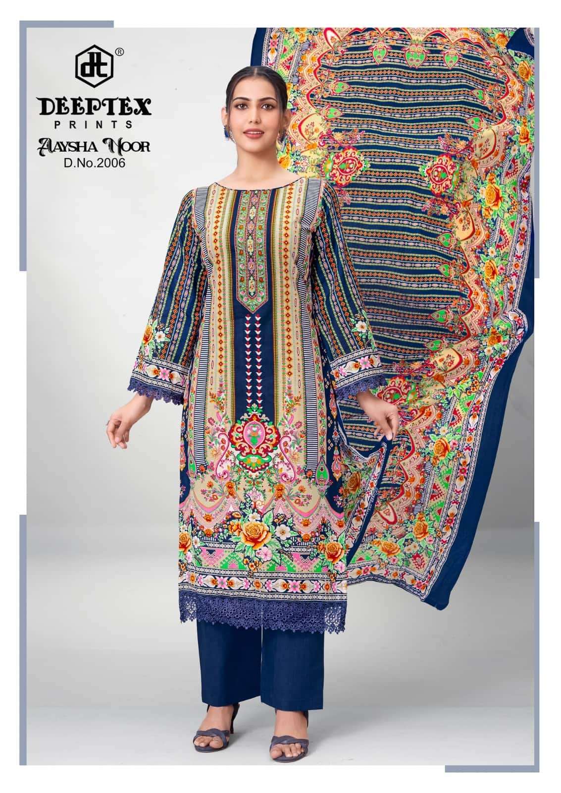 Deeptex Aaysha Noor Vol 2 Fancy Cotton Dress Material view 2