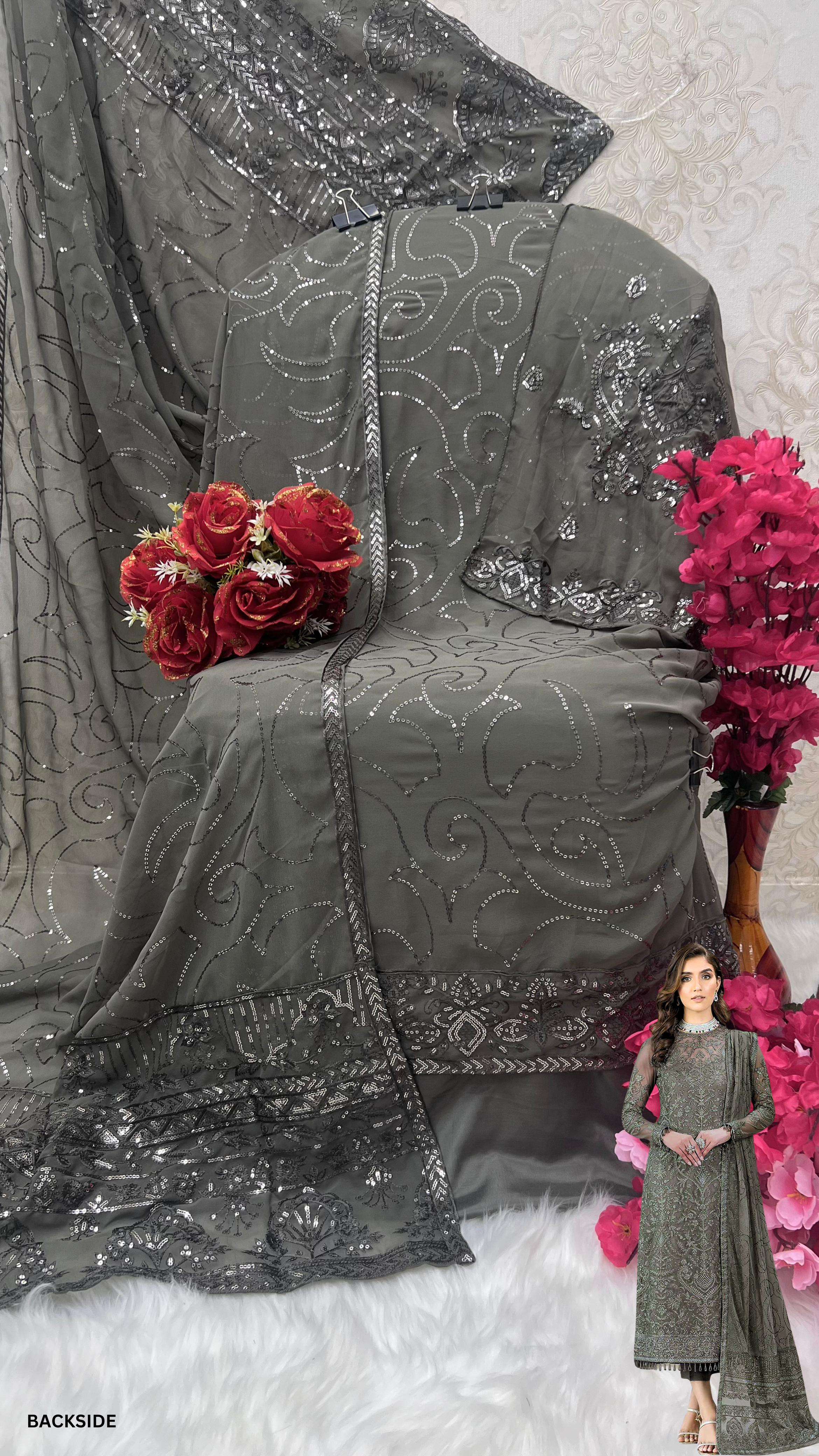 Shanaya S 159 Colors Elegant Georgette Pakistani Salwar Kameez view 8