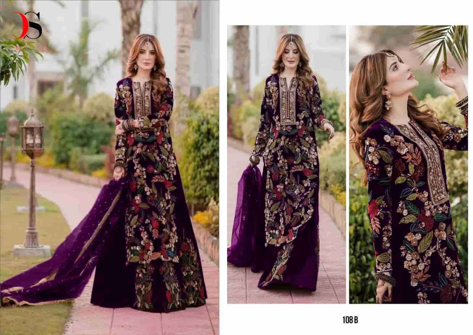 Deepsy D 108 B Festive Wear Style Heavy Designer velvet Collection