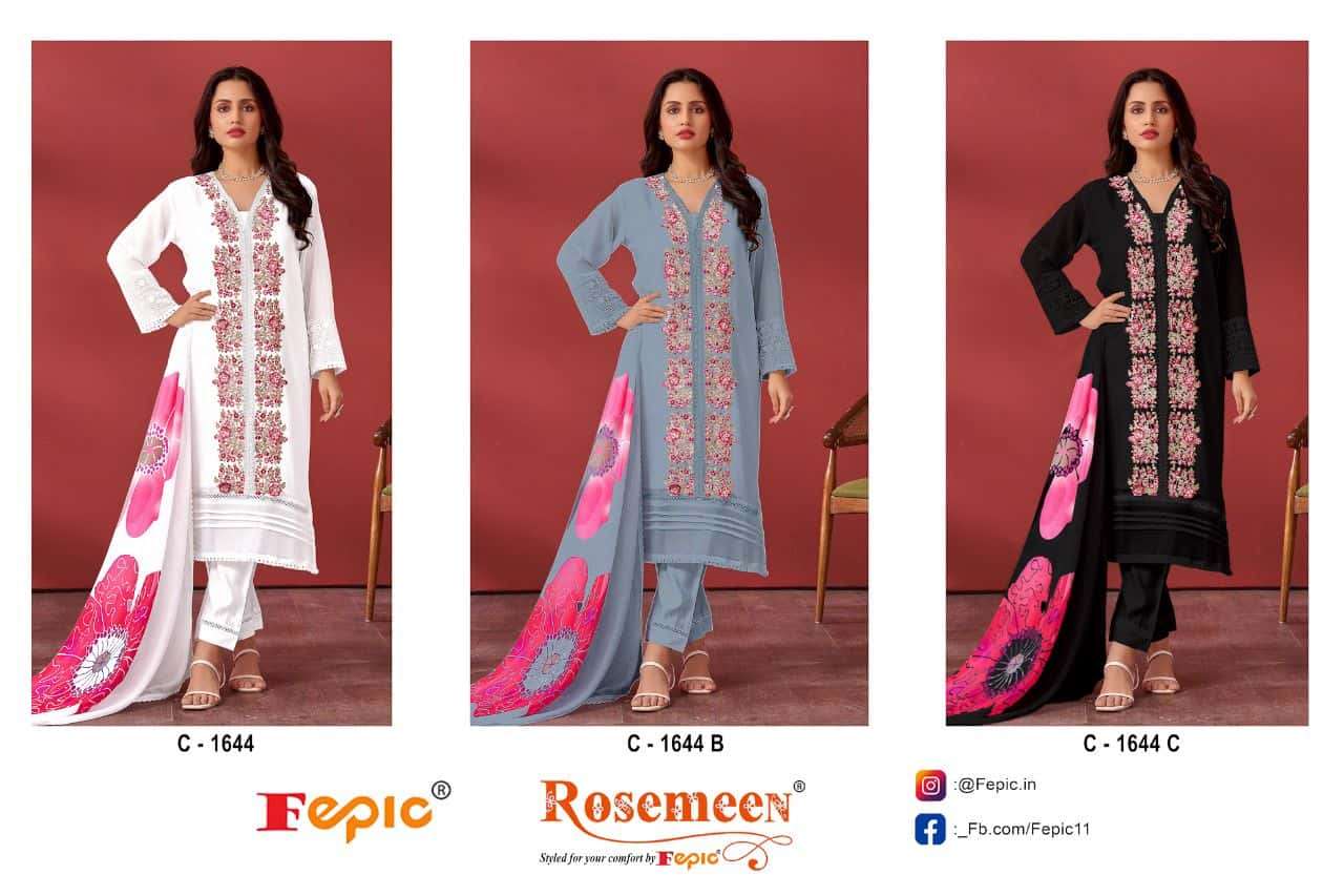 Fepic C 1644 Colors Fancy Designer Pakistani Salwar Suit Ensemble view 4