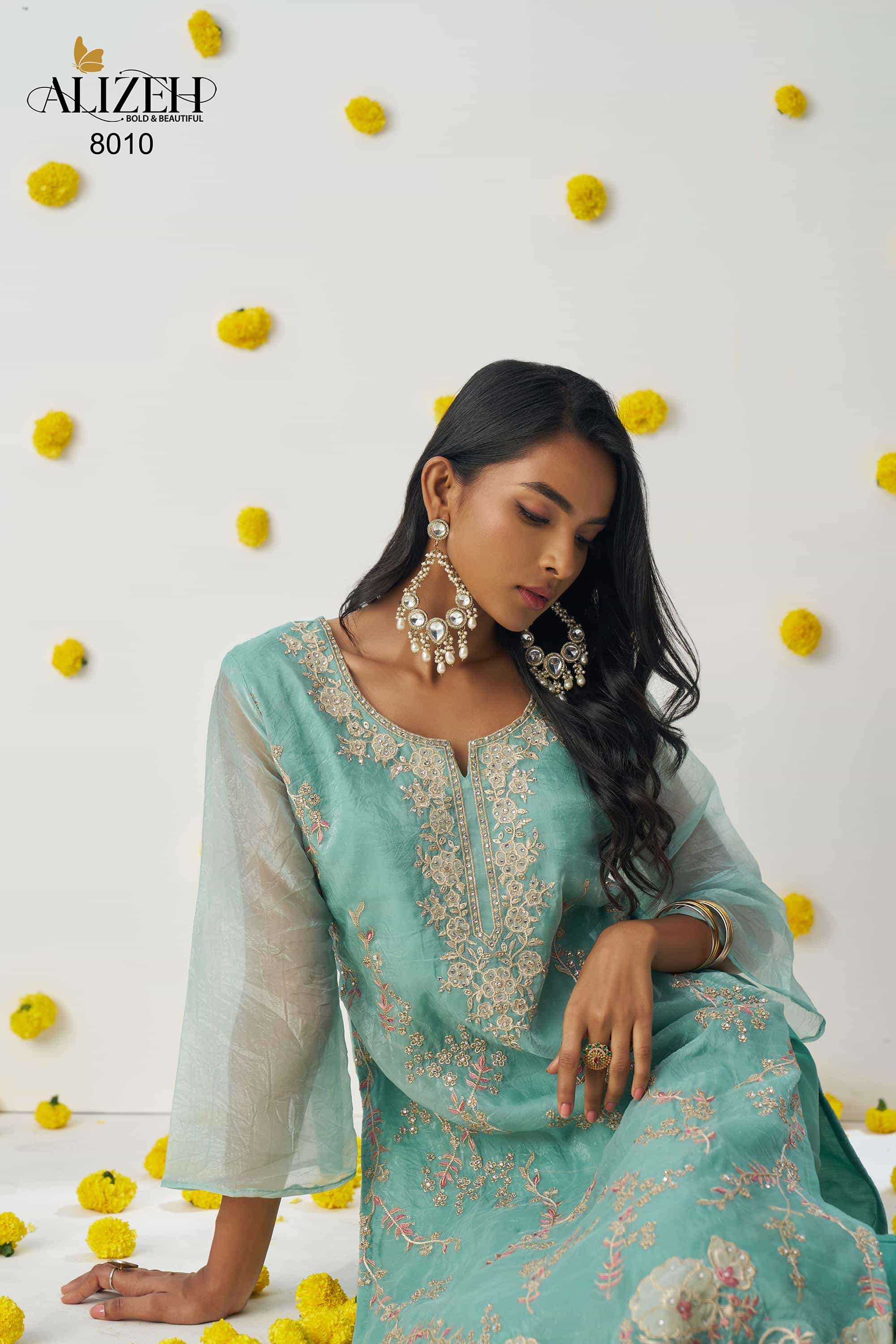 Alizeh Raag 4 Colors Pakistani Salwar Suit Collection At Price view 14