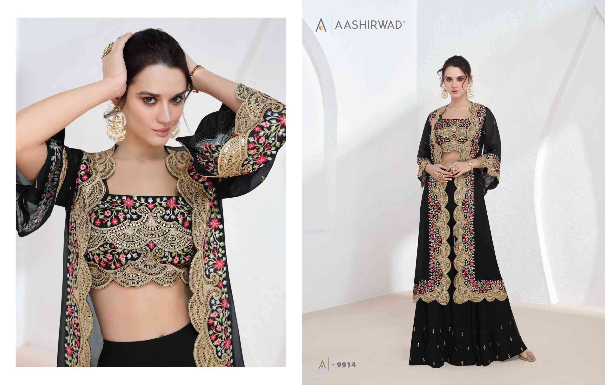 Aashirwad Aarzoo Indo-Western Readymade Dress view 4