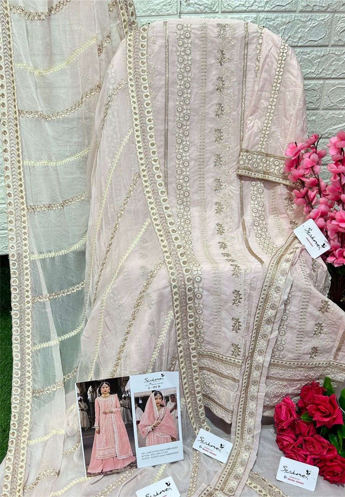 Serine S 151 Colors Pakistani Suit And Salwar view 4