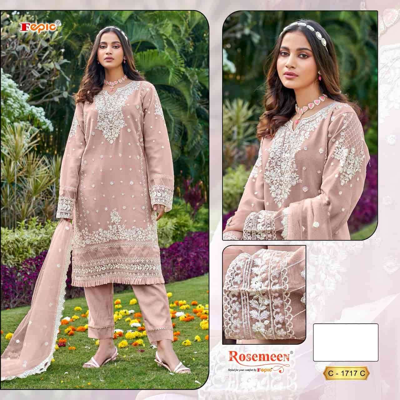 Fepic C 1717 Colors Heavy Designer Style Pakistani Salwar Suit Wholesalers view 3