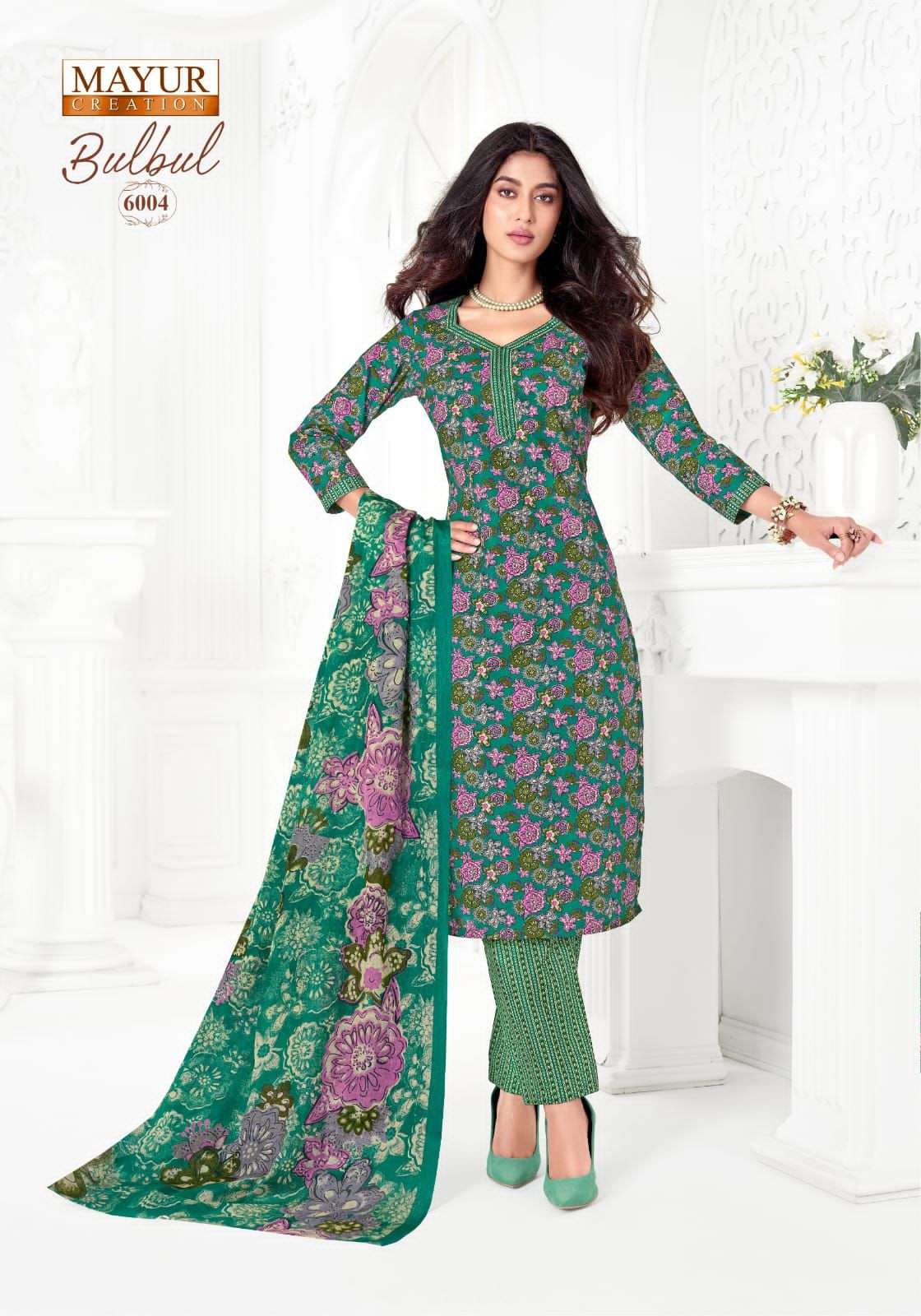 Mayur Bulbul Vol 6 Printed Cotton Dress Material Catalog view 2