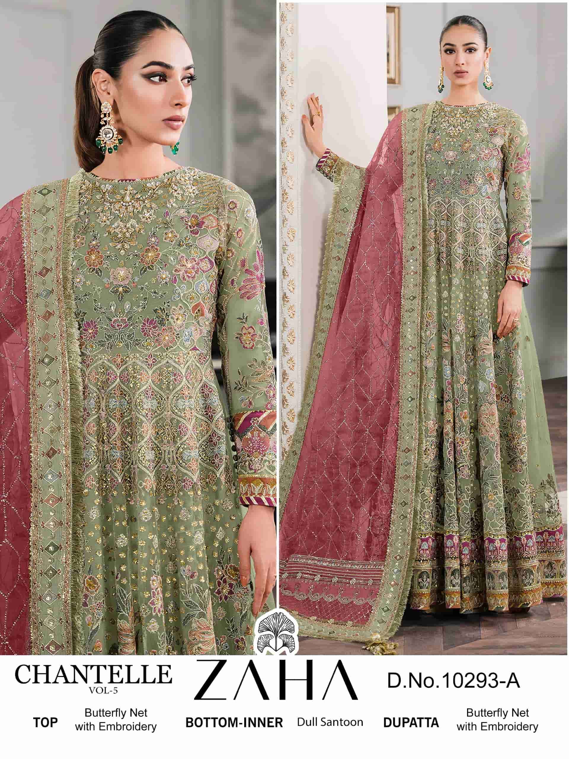 Zaha Chantelle Vol-5 Pakistani Salwar Suit view 3