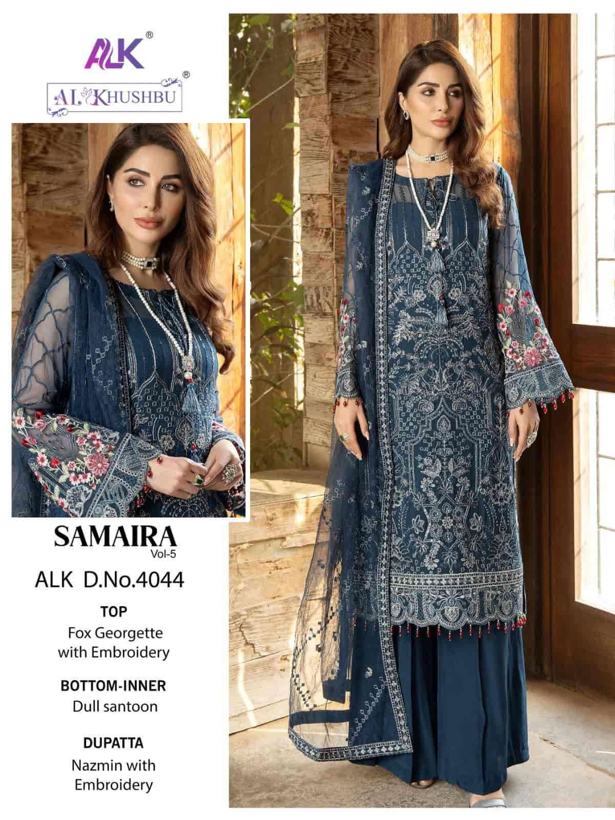 Al Khushbu Samaira Vol 5 Designer Work Pakistani Dress