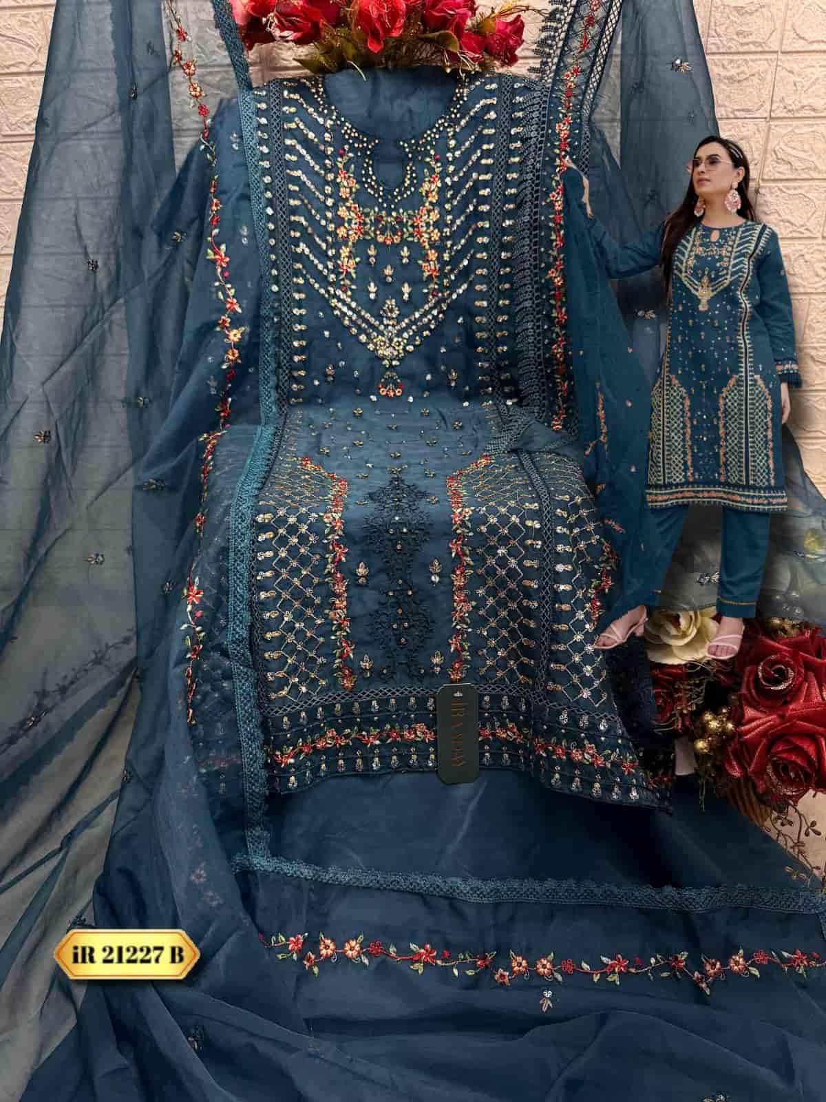 Fepic IR 21227 B Exclusive Festive Wear Style Organza Suit Exporter view 2