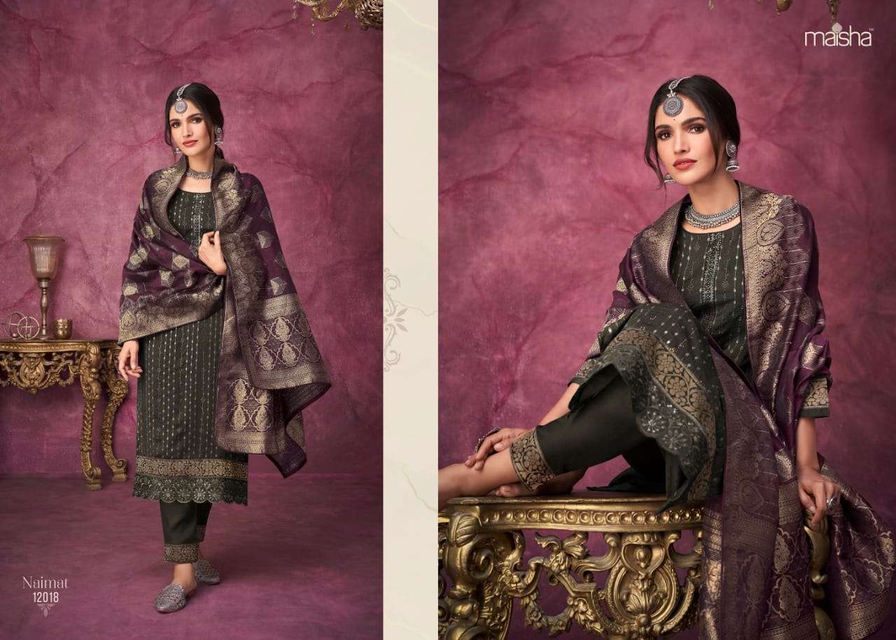 Maisha Naimat Chinnon Party Wear Suit view 3