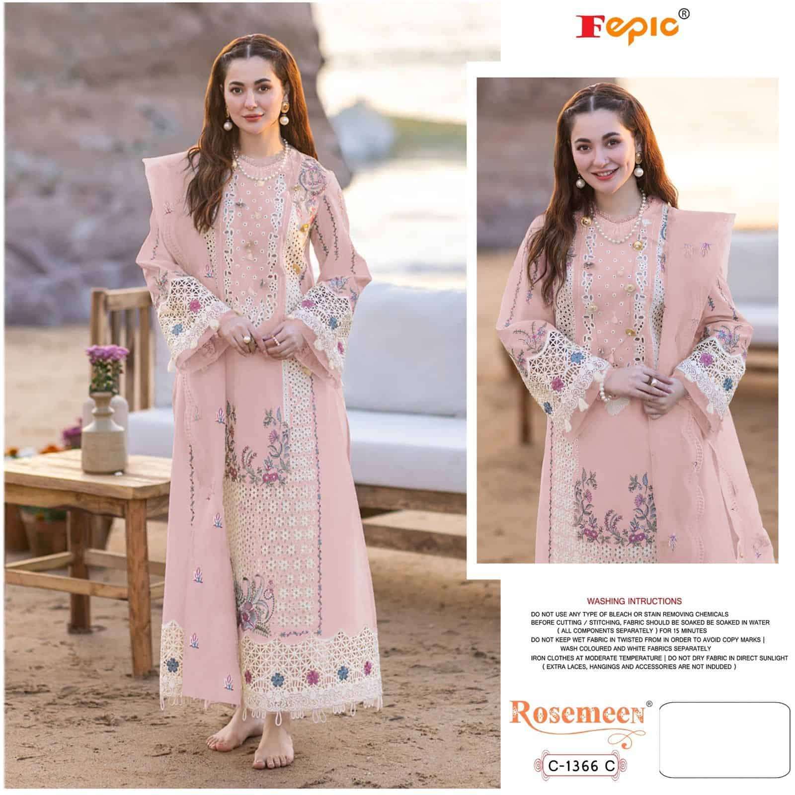 Fepic Rosemeen Heavy Embroidered Pakistani Suit view 2