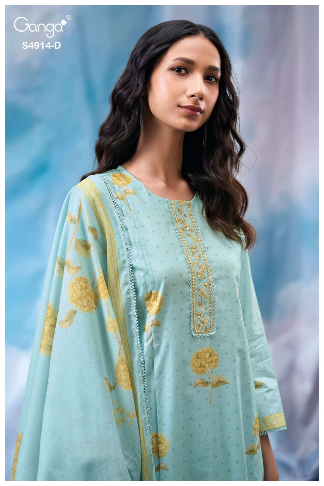 Ganga Fashion Dazia 4914 Premium Cotton Salwar Suit view 3