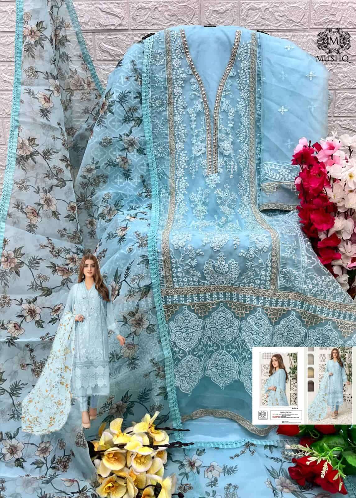 Mushq M 295 B Exclusive Latest Designer Style Pakistani Salwar Suit Collection view 2