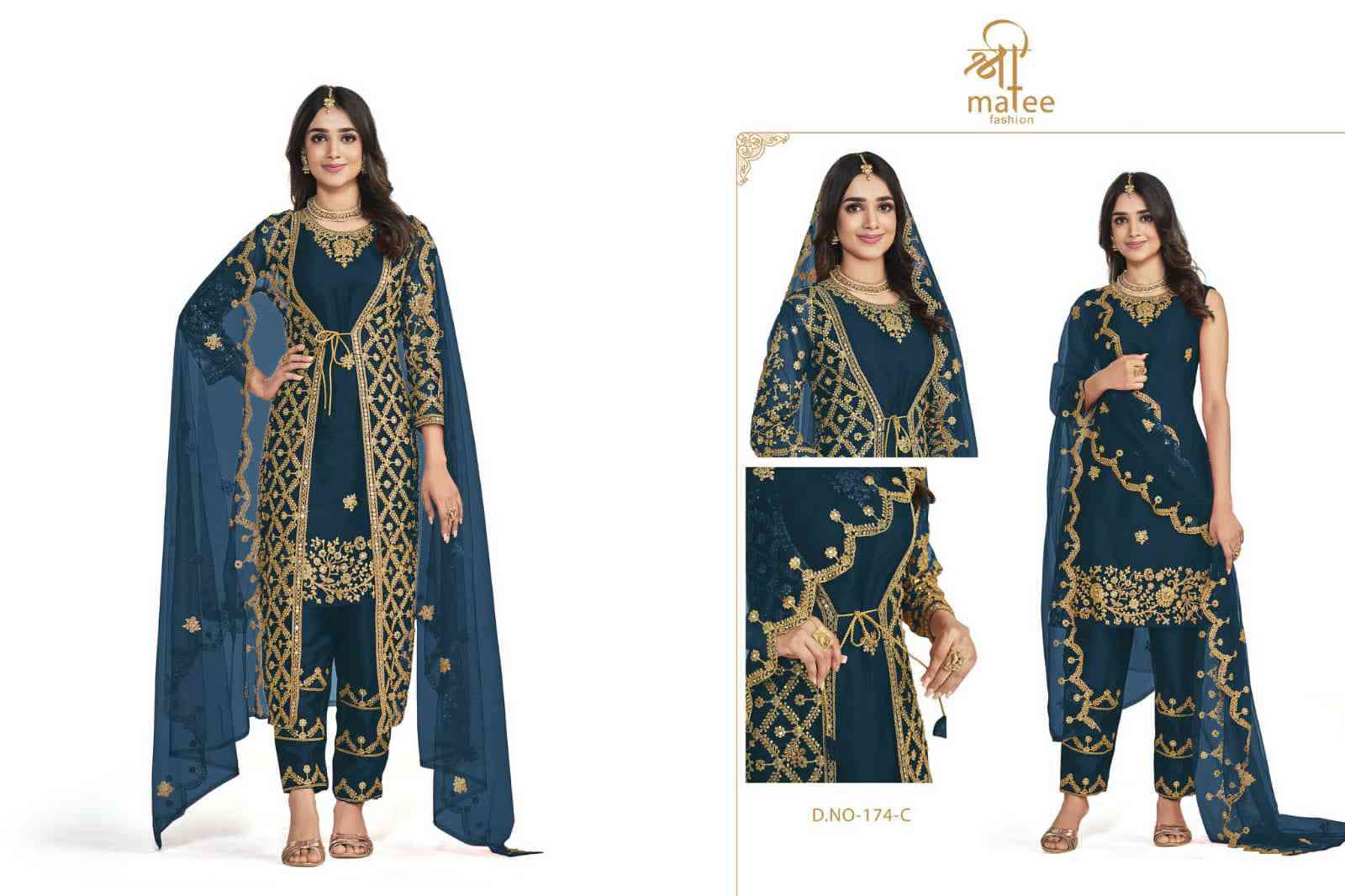 Shreematee Mirror Vol 15 Wedding Collection Designer Dress Collection Exporter view 3