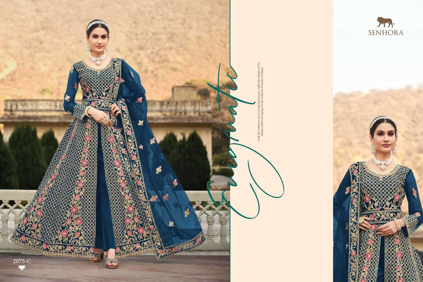 Senhora Carolina 2075 Designer Anarkali Suit view 12