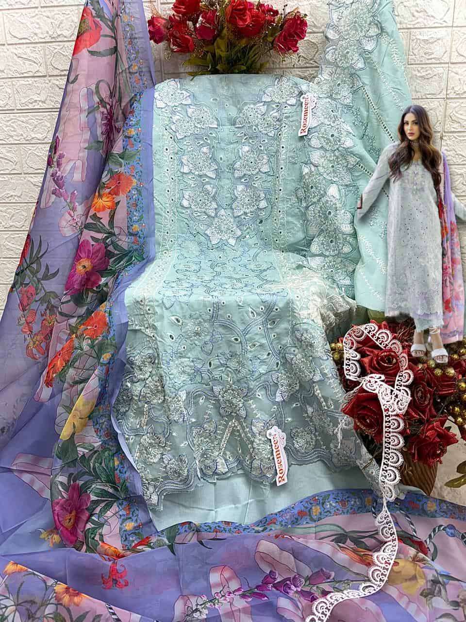 Fepic C 1811 Colors Elegant Cotton Embroidered Pakistani Suit Ensemble view 6