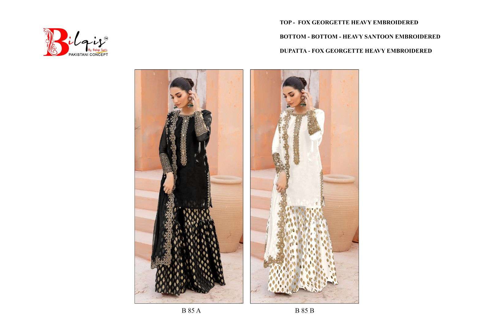 Bilqis B-85 Designer Pakistani Salwar Suit view 5