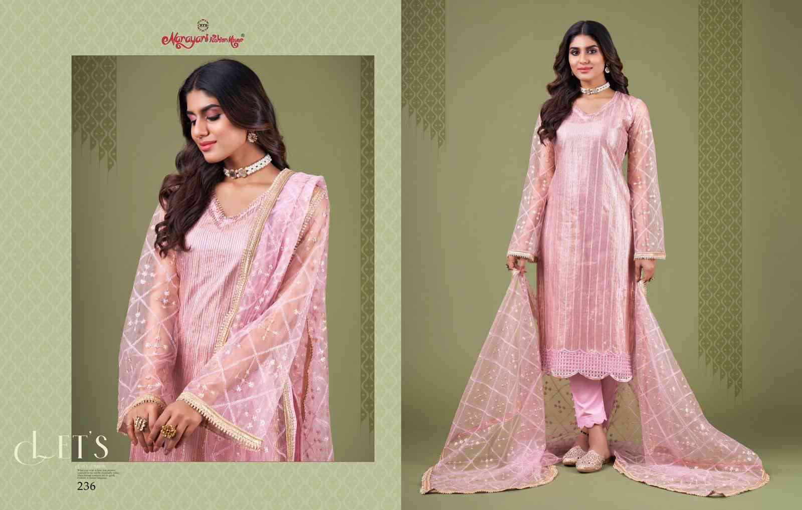 Narayani Zehra Vol 4 Designer Party Wear Straight Suit Catalog Exporter view 25