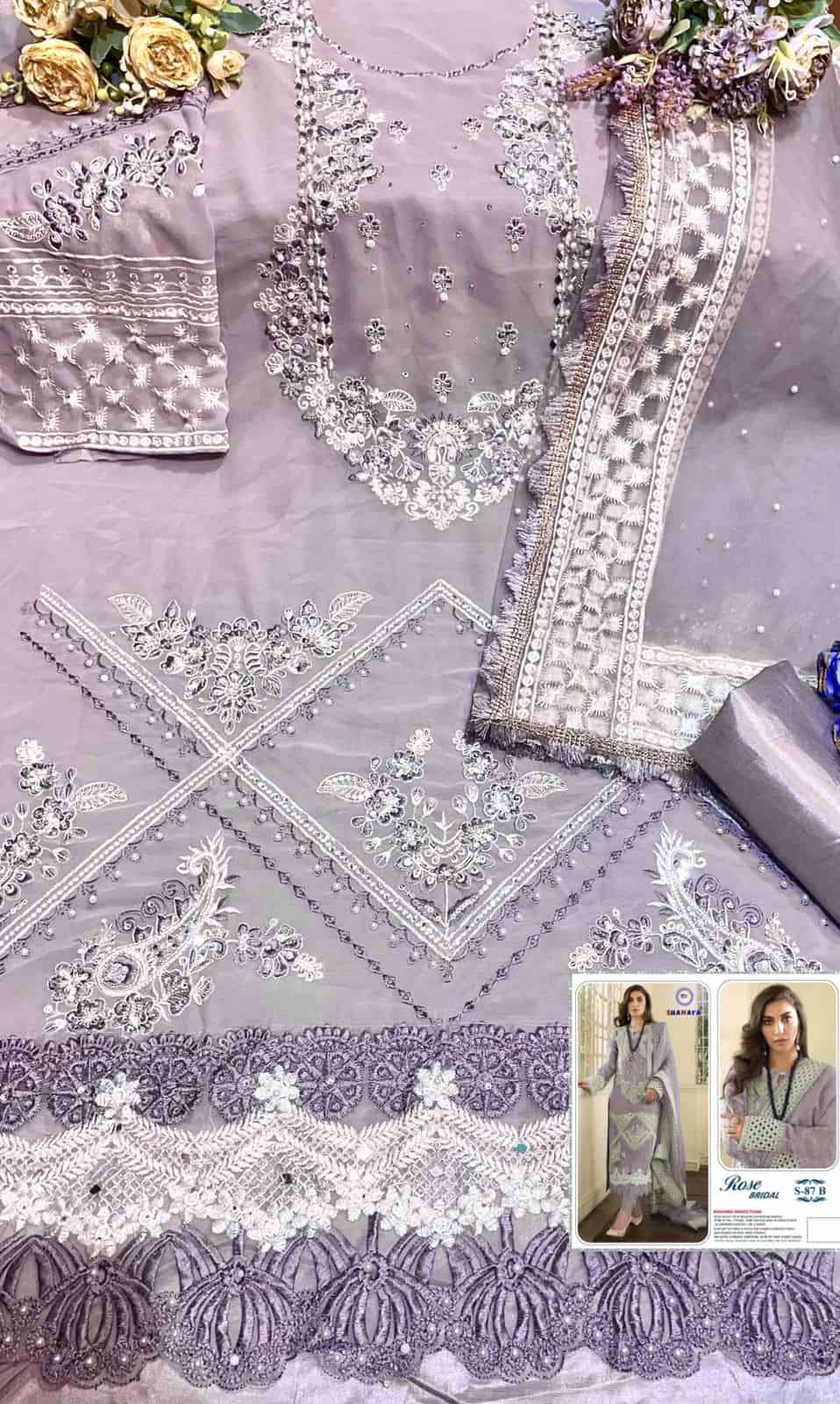 Shanaya Rose Bridel S 87 Edition Pakistani Style Heavy Designer Salwar Suit Wholesalers view 6